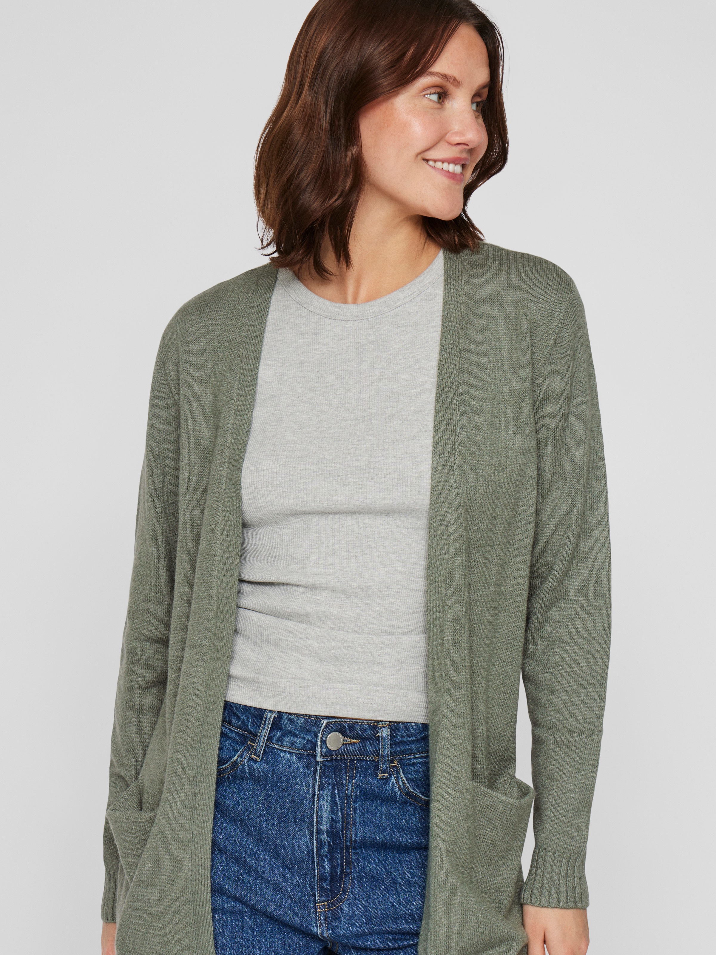 Vila Veste en tricot »VIRIL OPEN L/S KNIT CARDIGAN - NOOS«