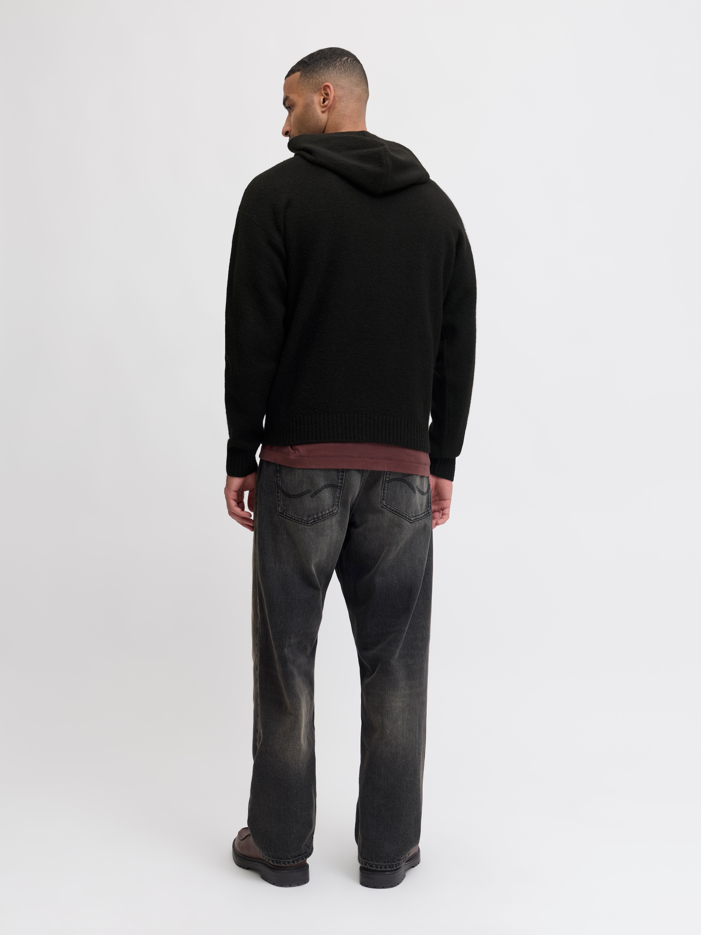 Jack & Jones Kapuzenpullover »JJESOHO OLLIE KNIT HOOD LN«
