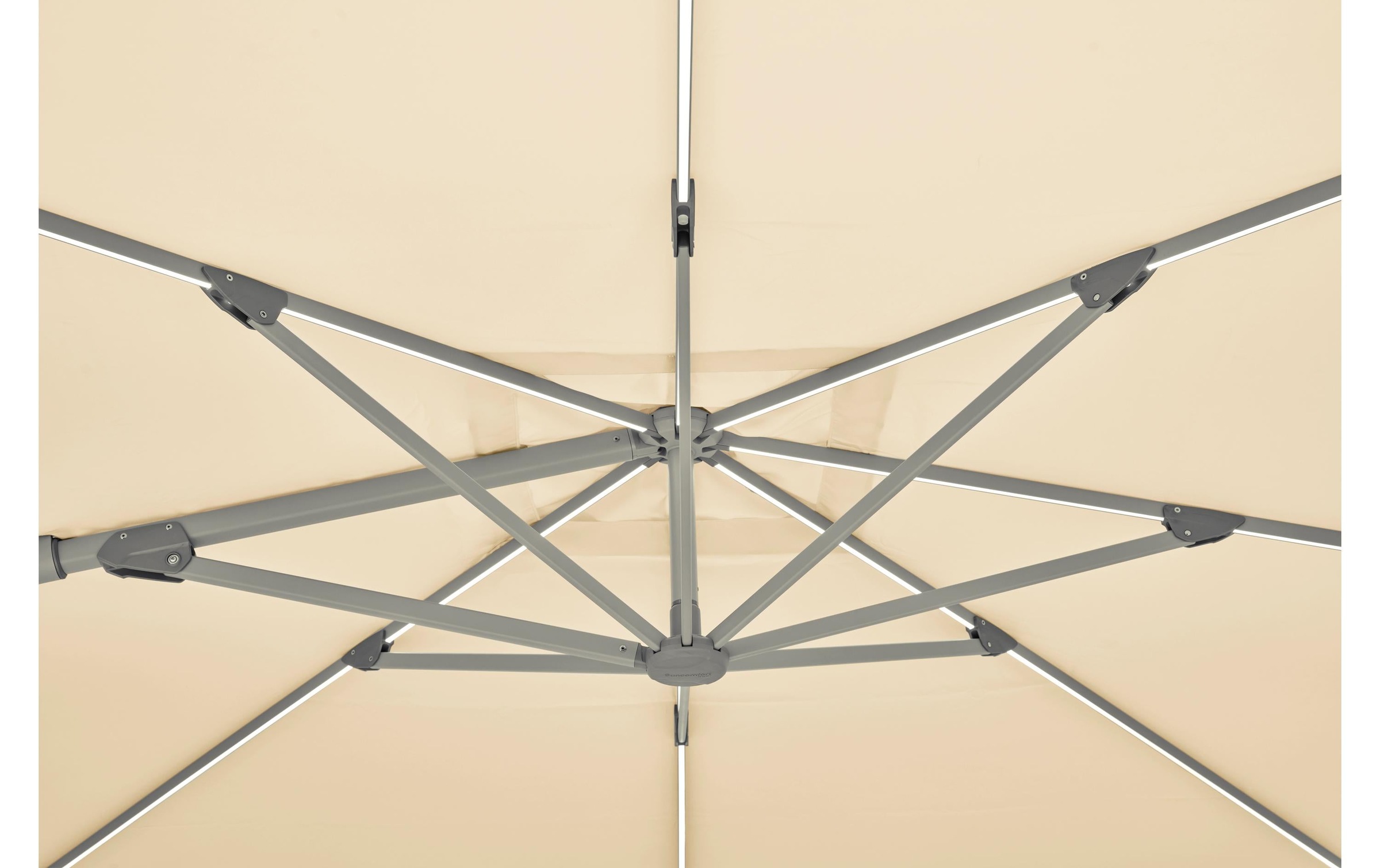   Parasol »Suncomfort by Glatz Varioflex Solar LED, 300 x 300 cm«