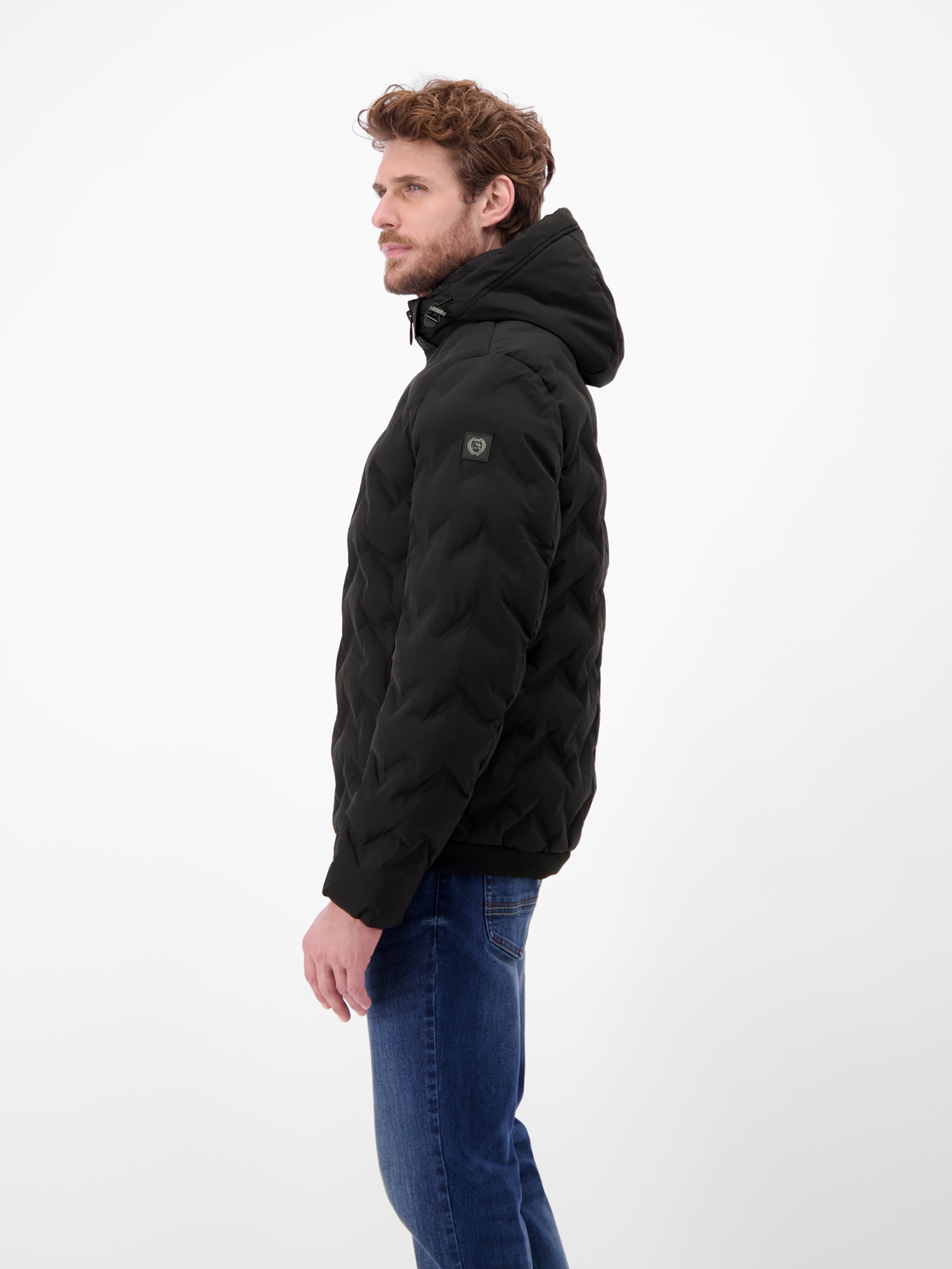 LERROS Steppjacke »LERROS Herren Funktions-Steppjacke« mit Kapuze Wasser- und windabweisend, atmungsaktiv