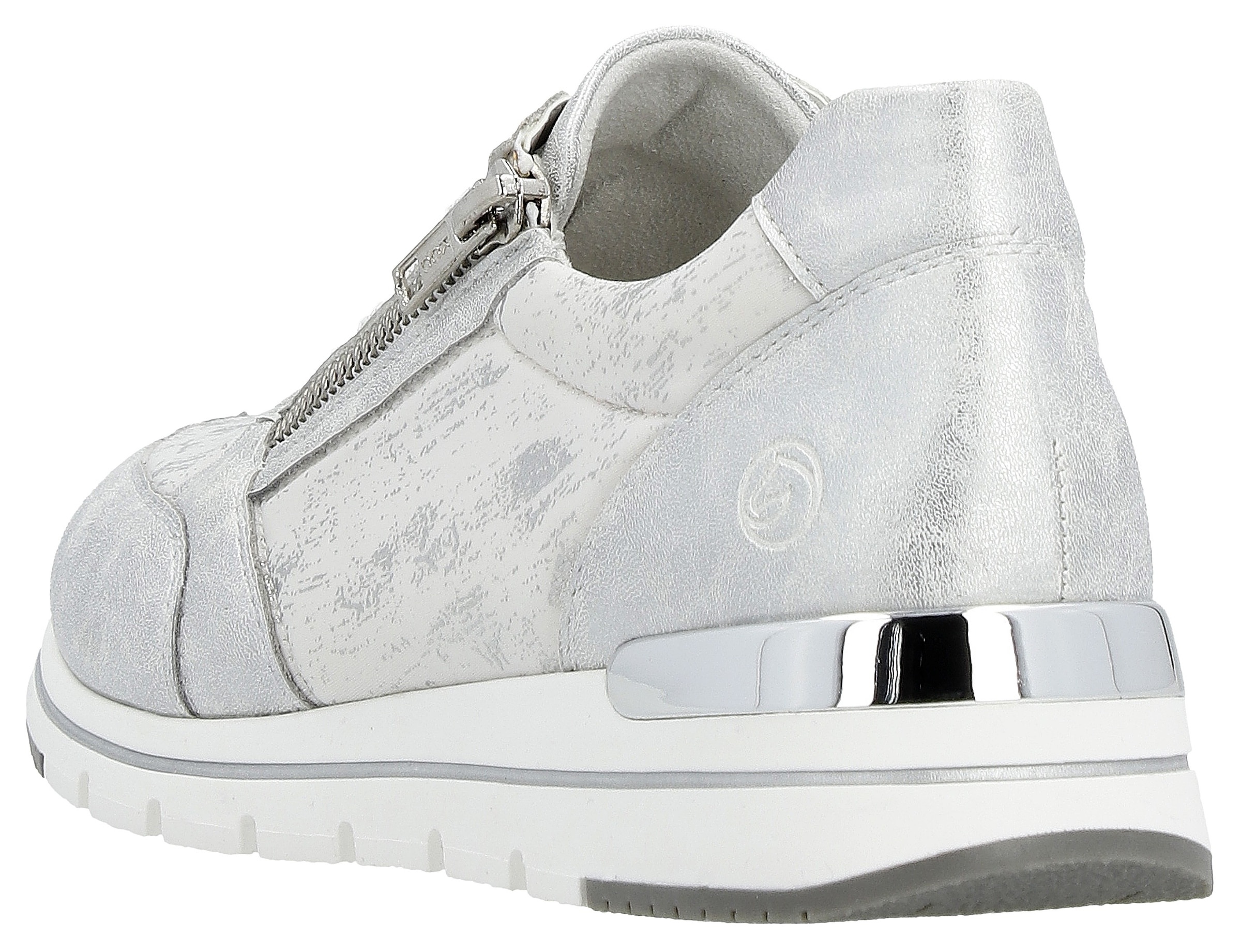 Remonte Keilsneaker  mit seitlichem Reissverschluss, Freizeitschuh, Halbschuh, Schnürschuh