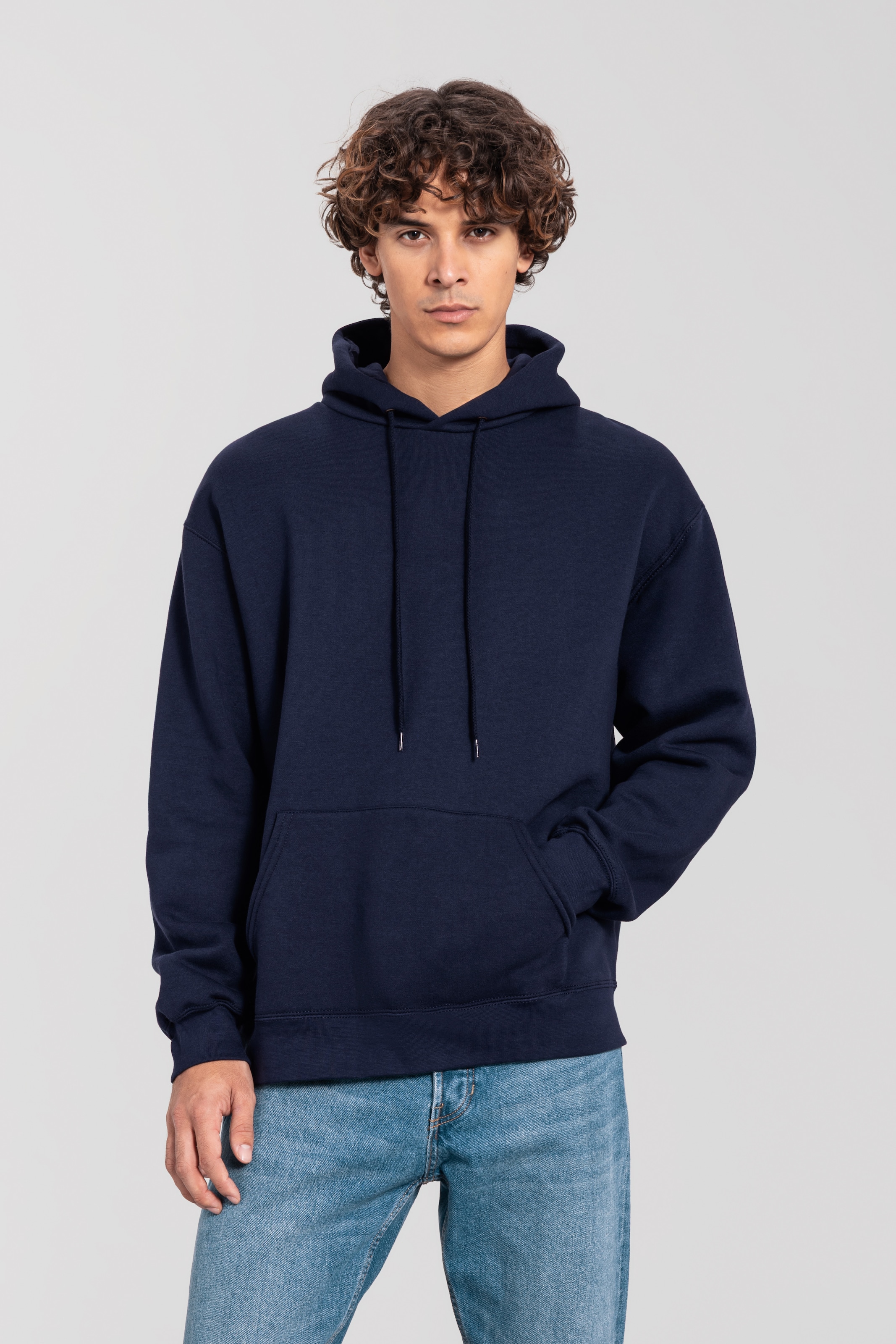Fruit of the Loom Sweat à capuche »Iconic Premium Hoodie«, avec poche kangourou, chiné, style décontracté
