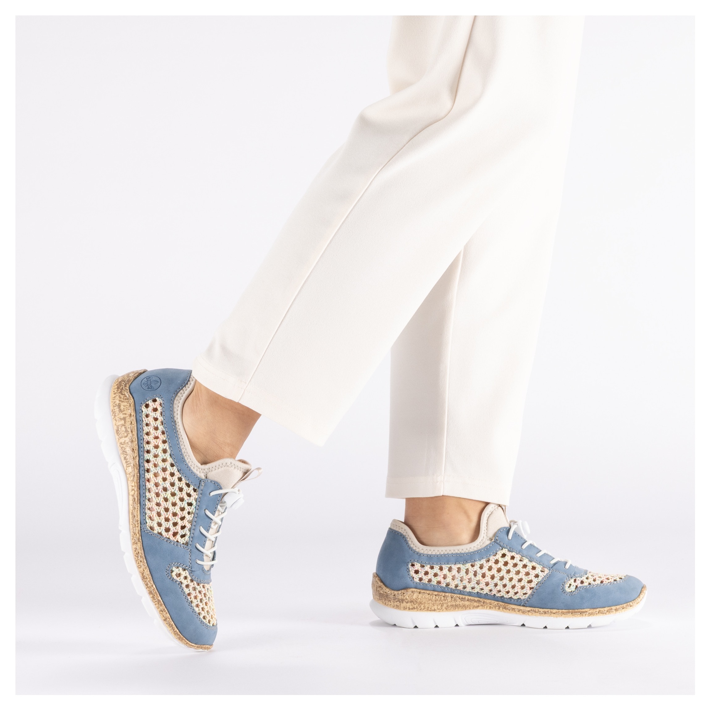 Rieker Baskets slip-on  Slipper, sneaker de loisir, chaussure basse avec fermeture rapide