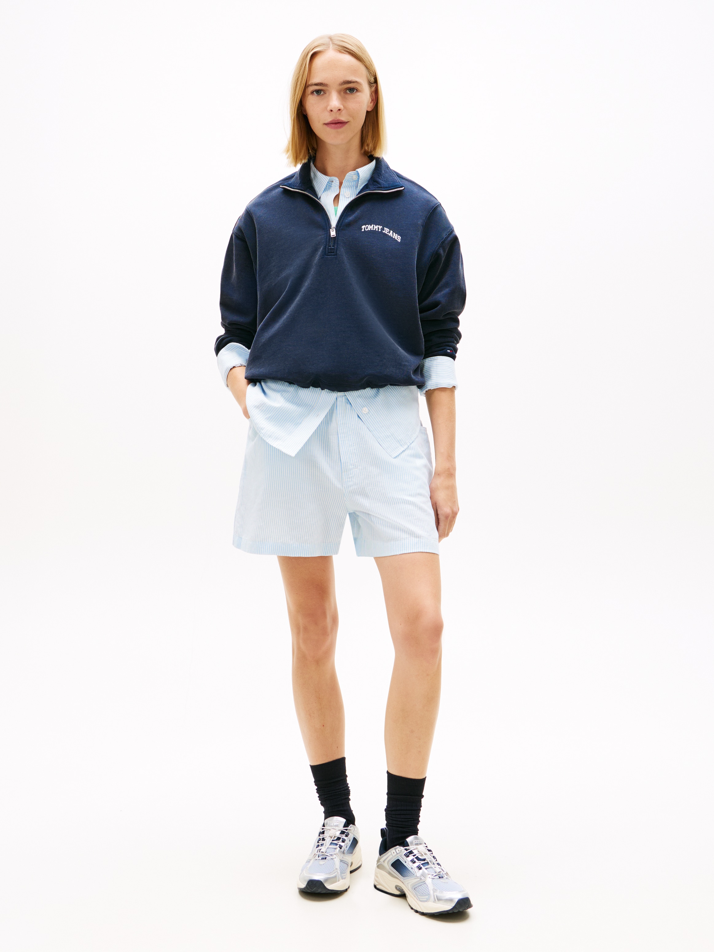 Tommy Jeans Shorts »TJW ESSENTIAL LINEN SHORTS«  mit angesagtem Paperbag-Bund