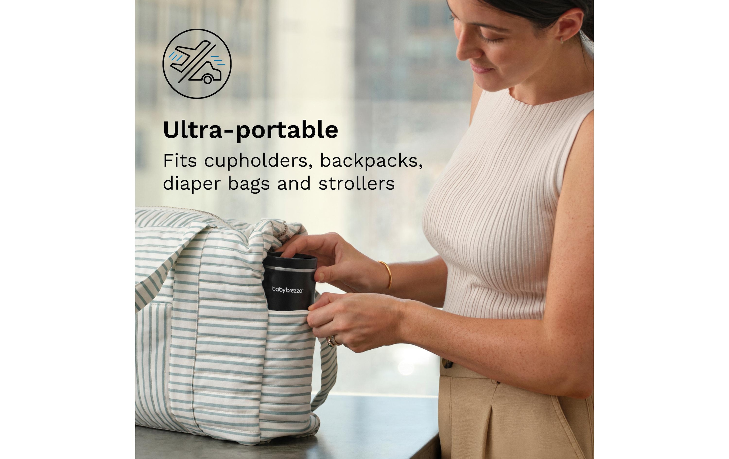   Babyflaschenwärmer »Baby Brezza Superfast Portable Bottle Warmer« Ein USB-A-Ladekabel ist im Lieferumfang enthalten.,  Tragbarer Flaschenwärmer für Muttermilch oder Milchnahrung