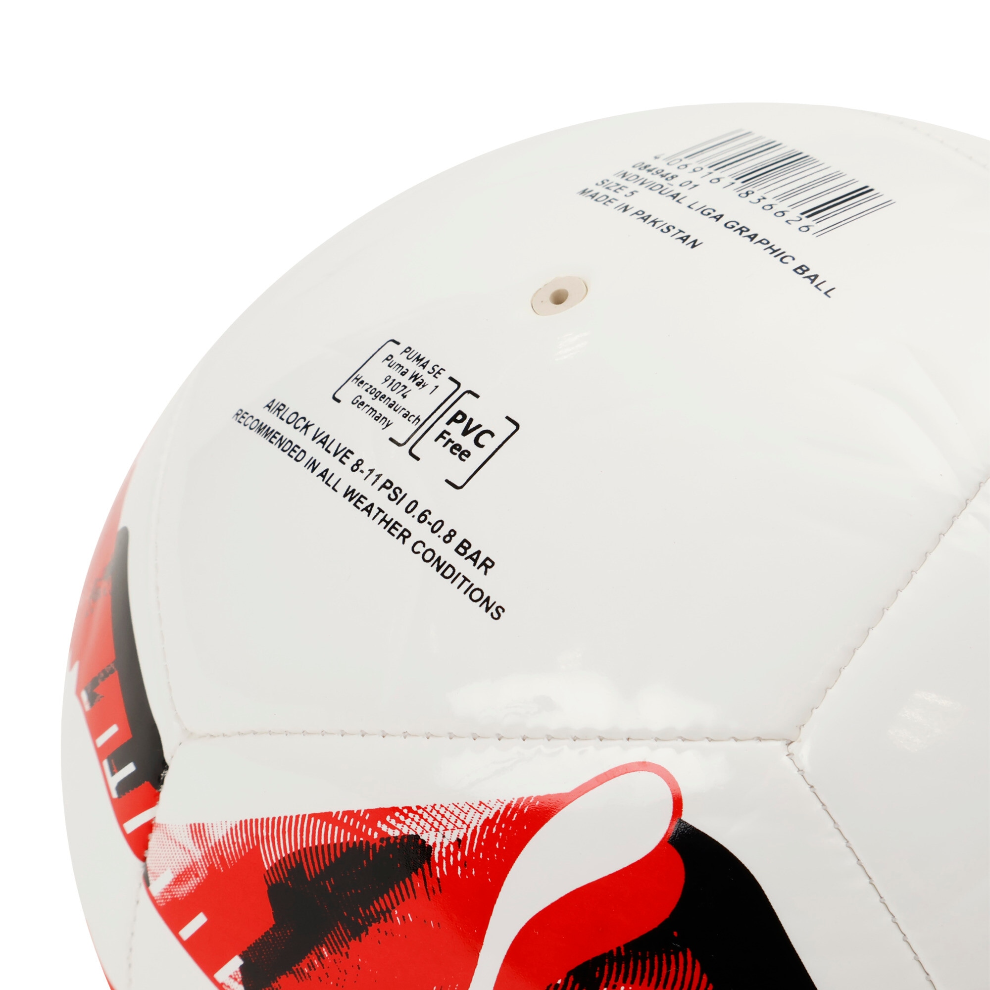 PUMA Football »INDIVIDUALLIGA GRAPHIC BALL« pour entraînement et jeu, en polyuréthane thermoplastique