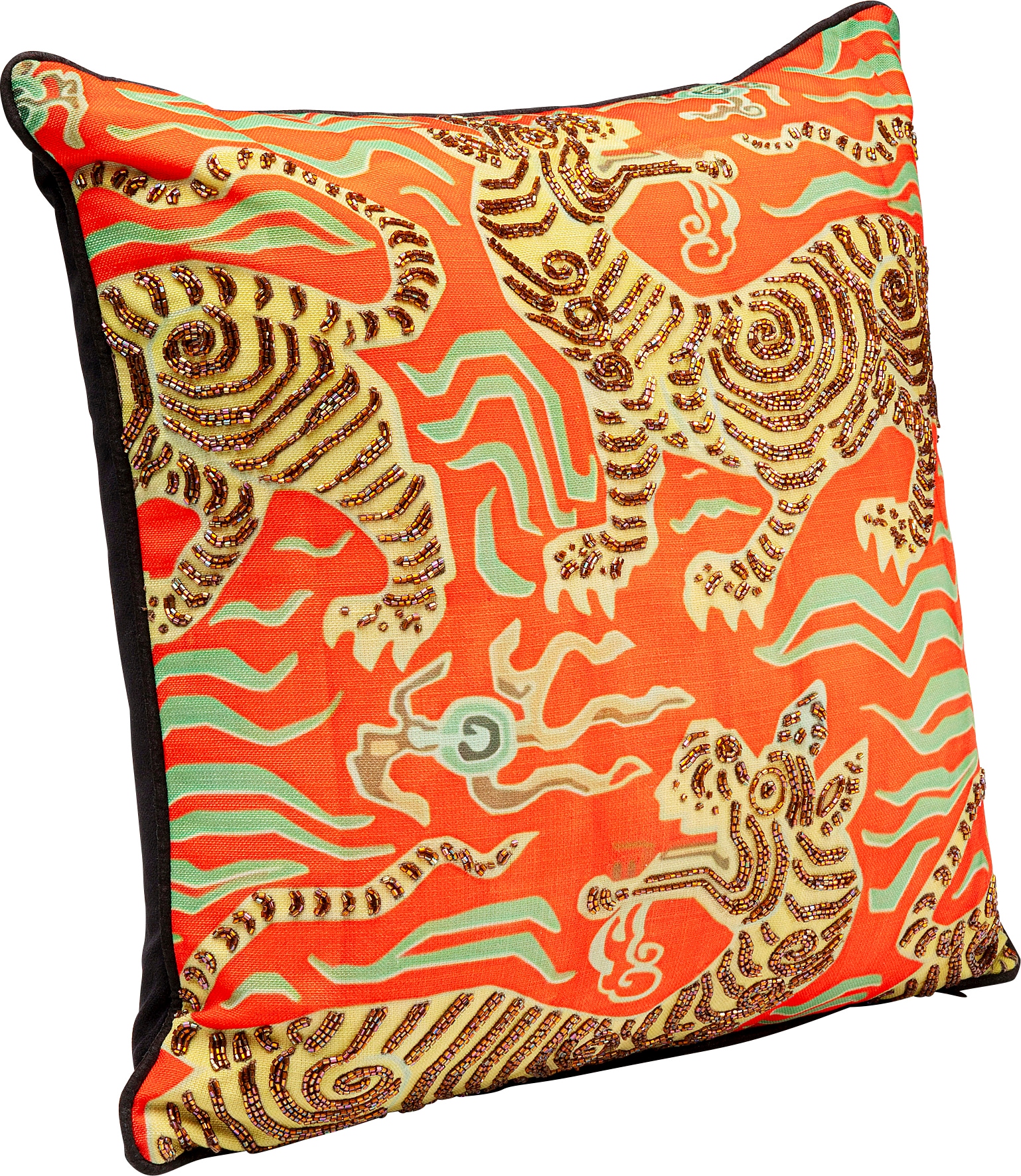 Kare Design Coussin décoratif »Tiger Love, Kissenhülle mit Füllung, 45x45 cm« stützt Kopf und Nacken angenehm und sorgt für erholsamen Schlaf