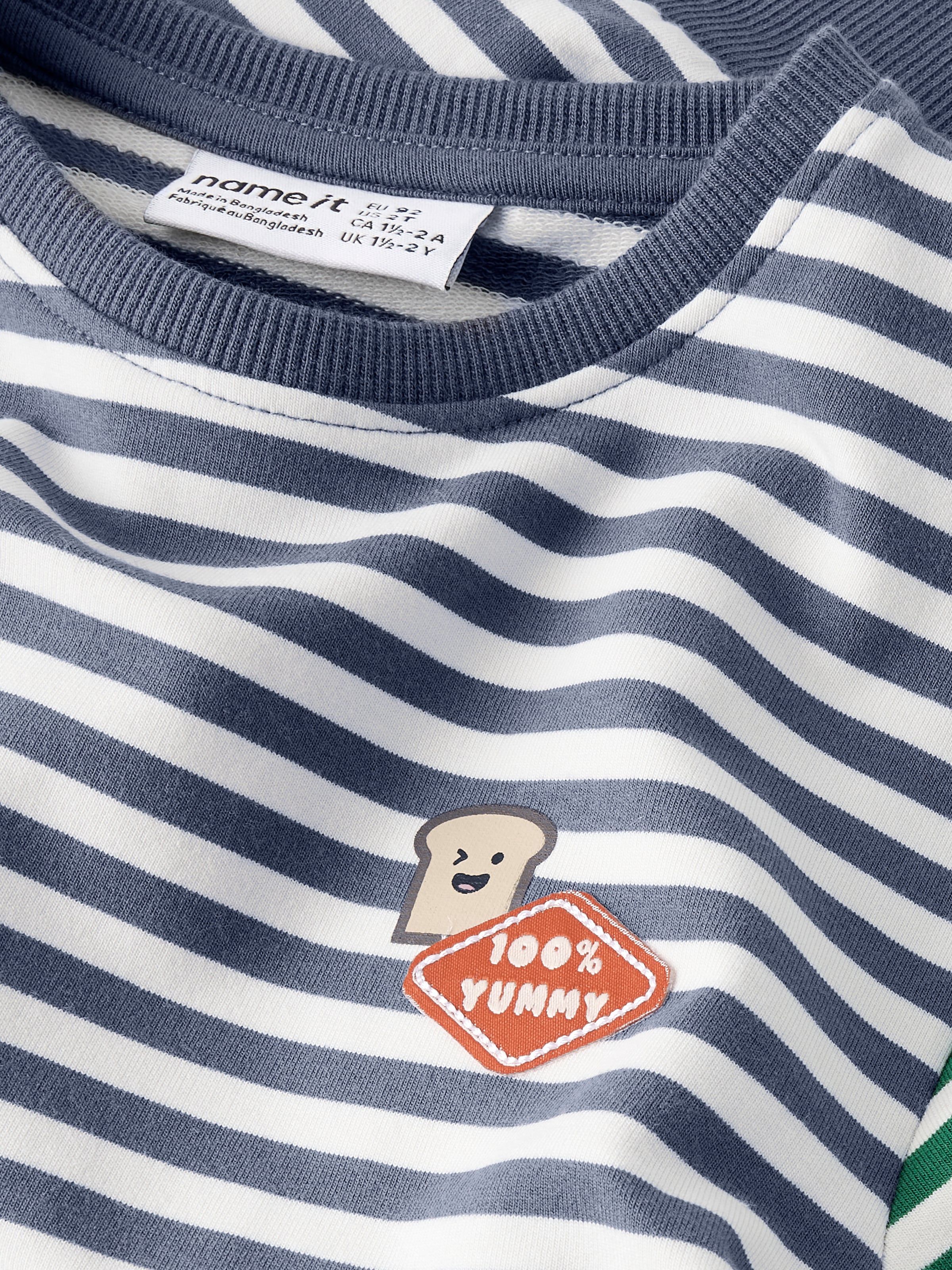 Name It Sweatshirt »NMMKASTER LS NREG SWEAT UNB«, Baumwollmischung, regular fit
