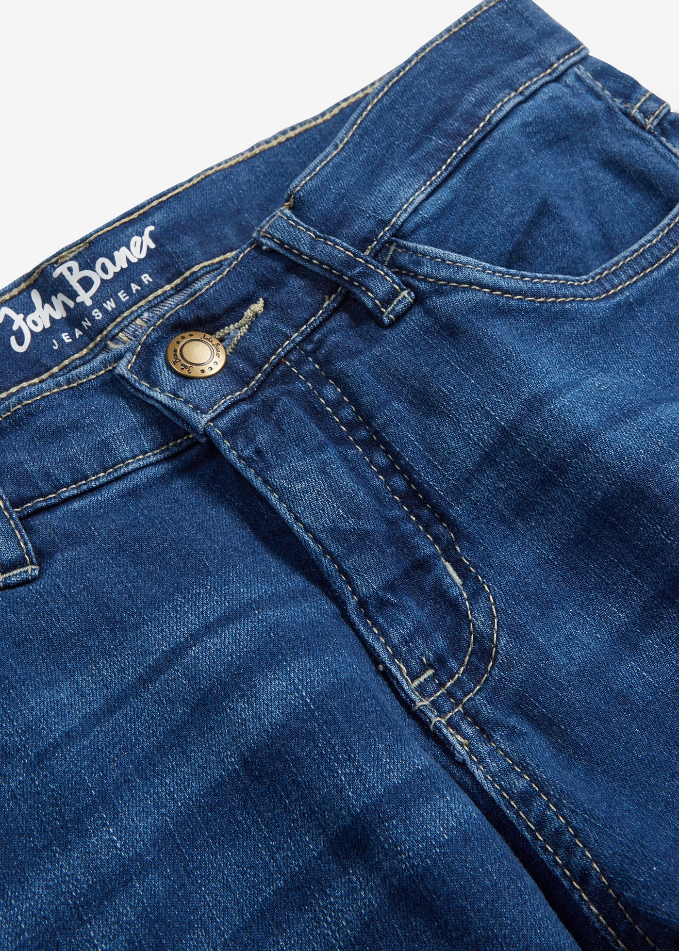 bonprix 7/8-Jeans 2 Stk. schmal geschnitten und leichte used Optik