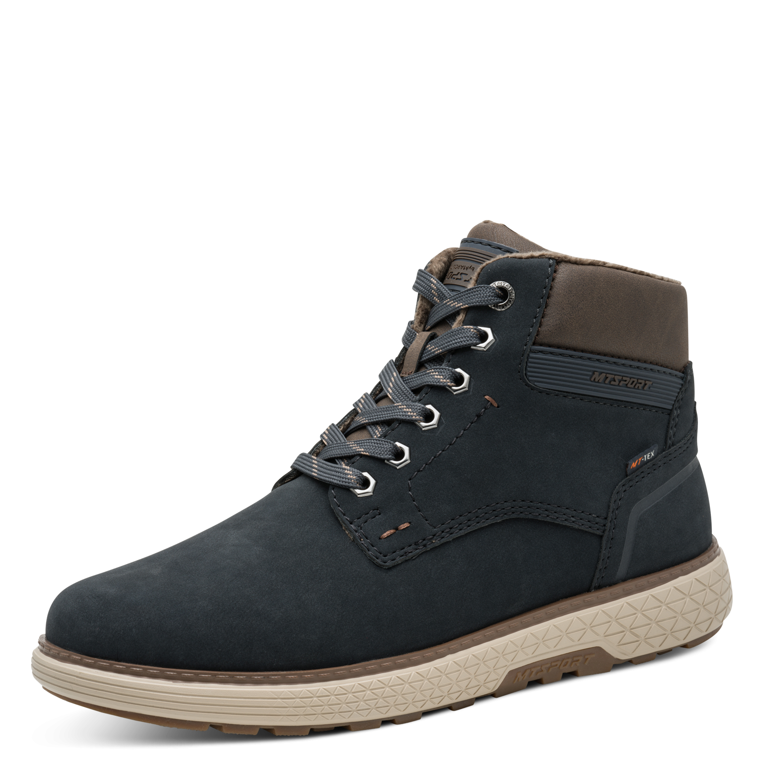 MARCO TOZZI Bottines à lacets  Bottes d'automne, chaussures à lacets avec étiquette latérale