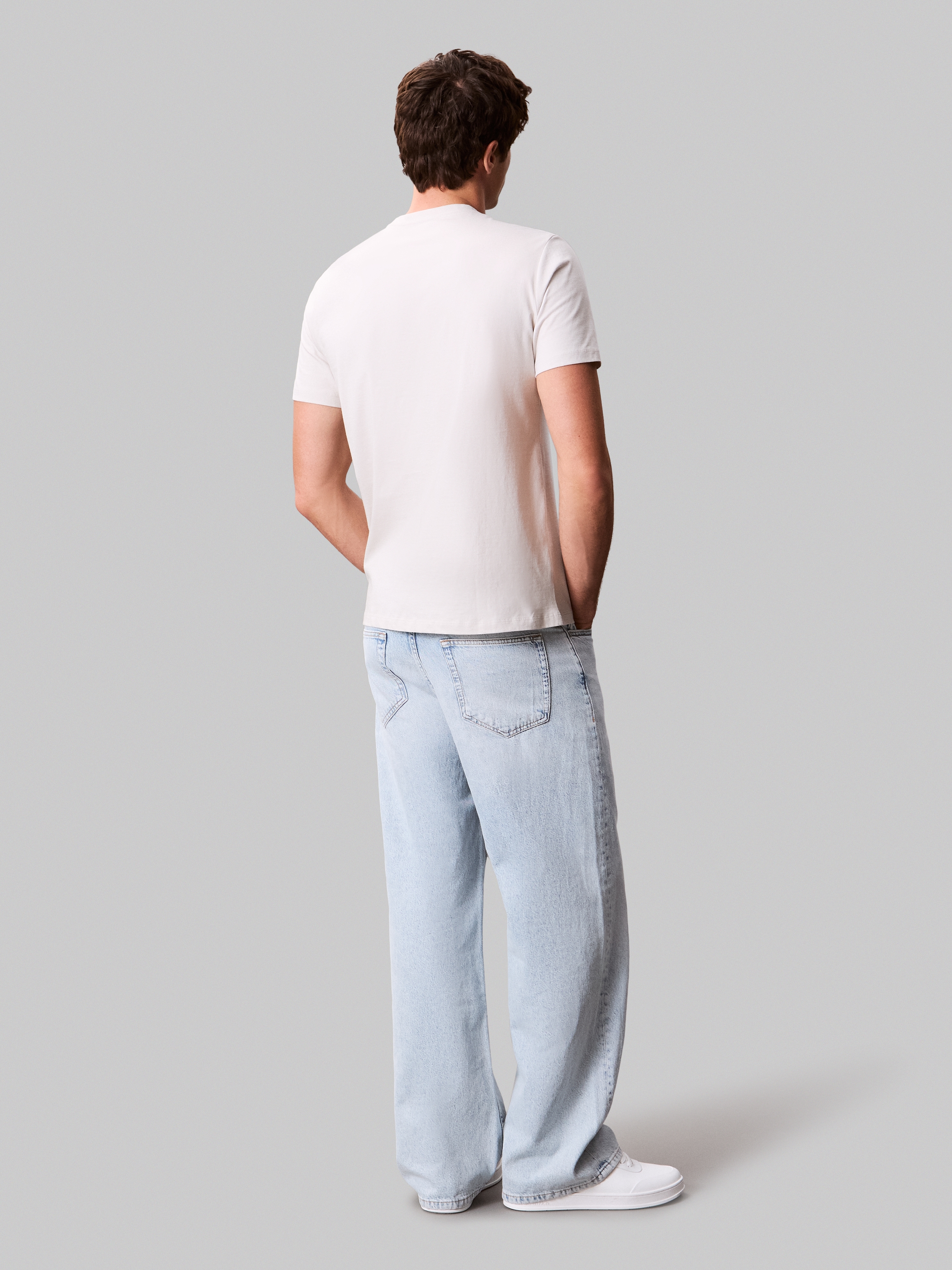 Calvin Klein Jeans T-Shirt »SS 30s E CLVN LN BG« mit Logo-Schriftzug