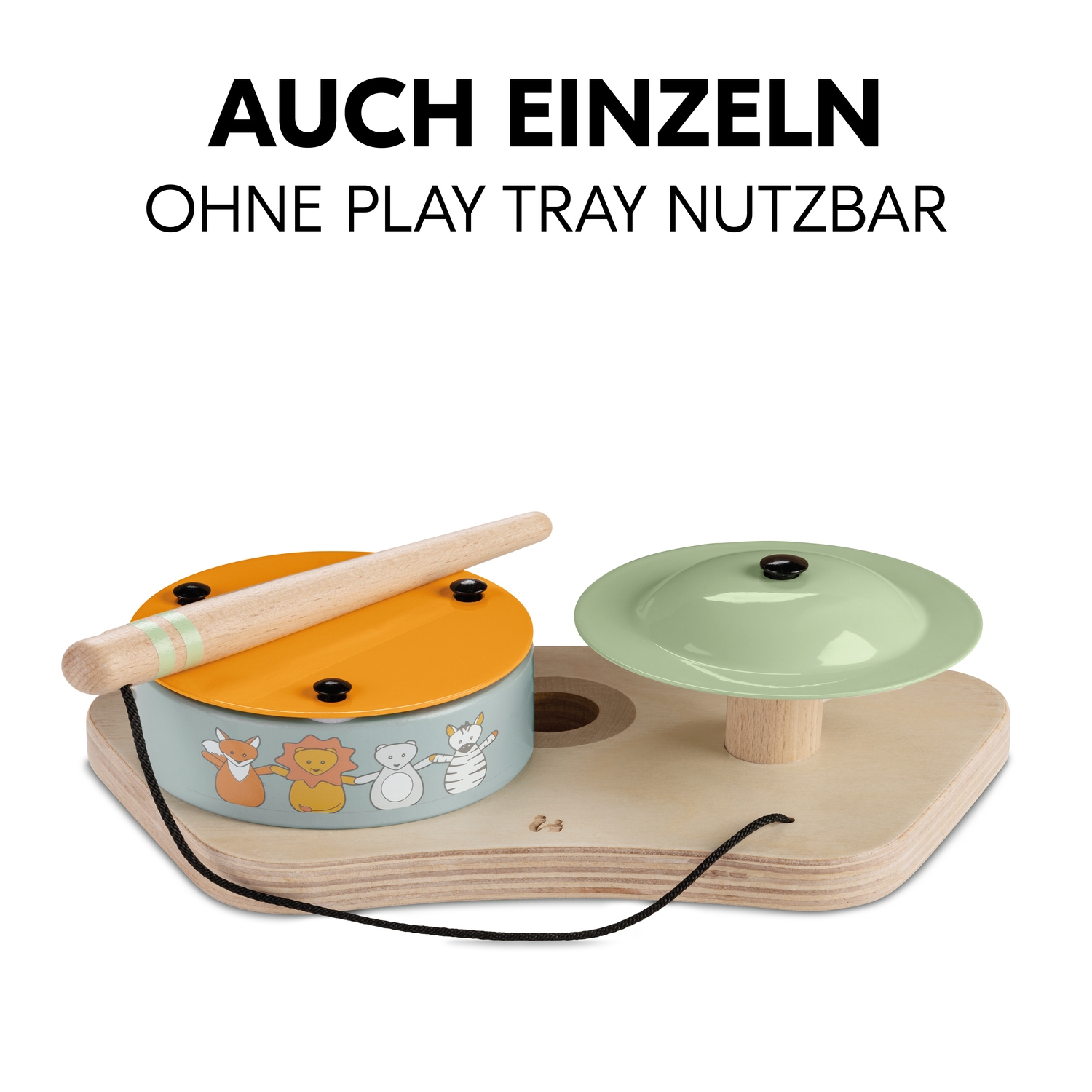 Hauck Jouet instrument de musique »Play Drums S, hauck Animals« für Hauck Play Tray; FSC® - schützt Wald