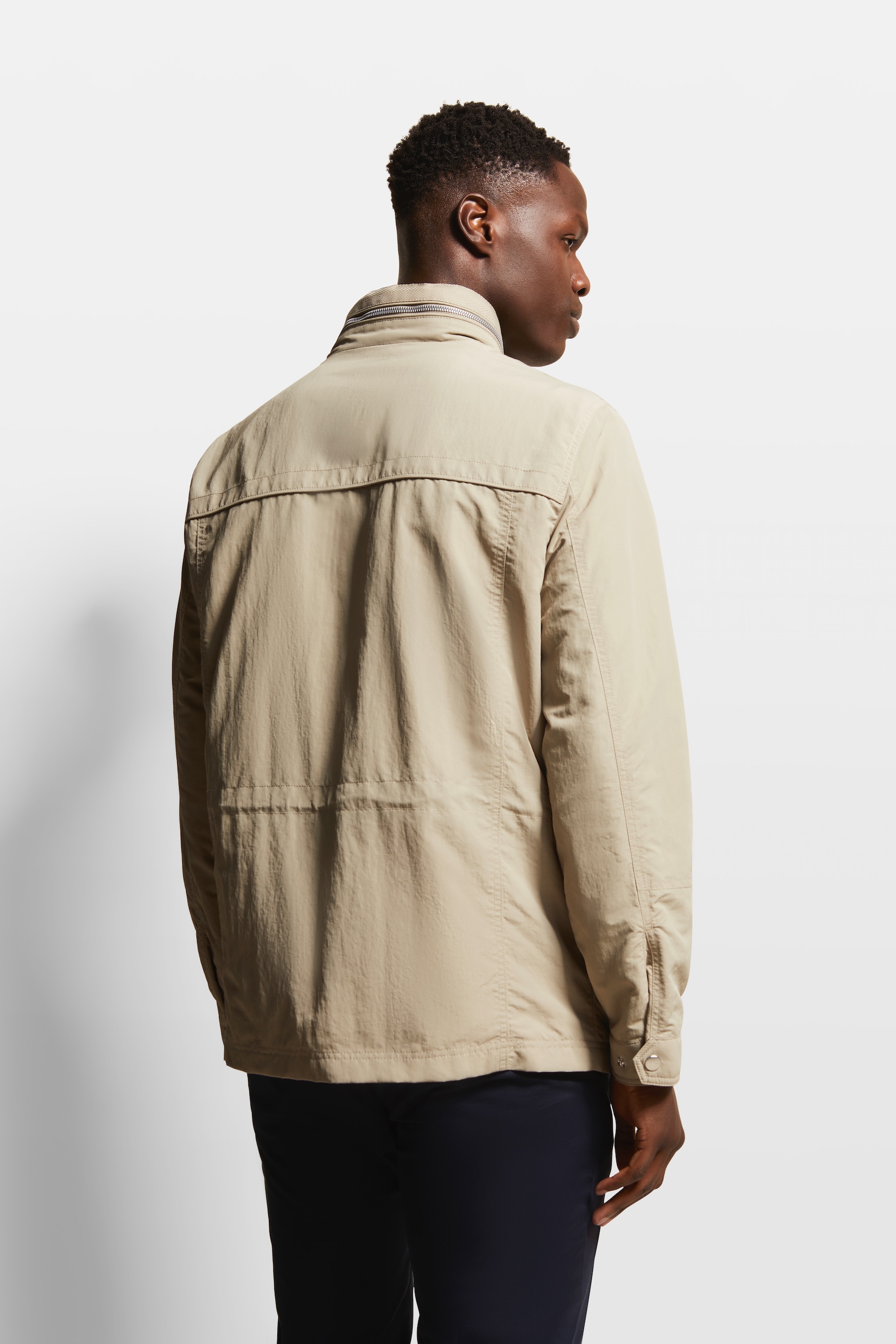 bugatti Kurzjacke mit Kapuze mit einrollbarer Kapuze