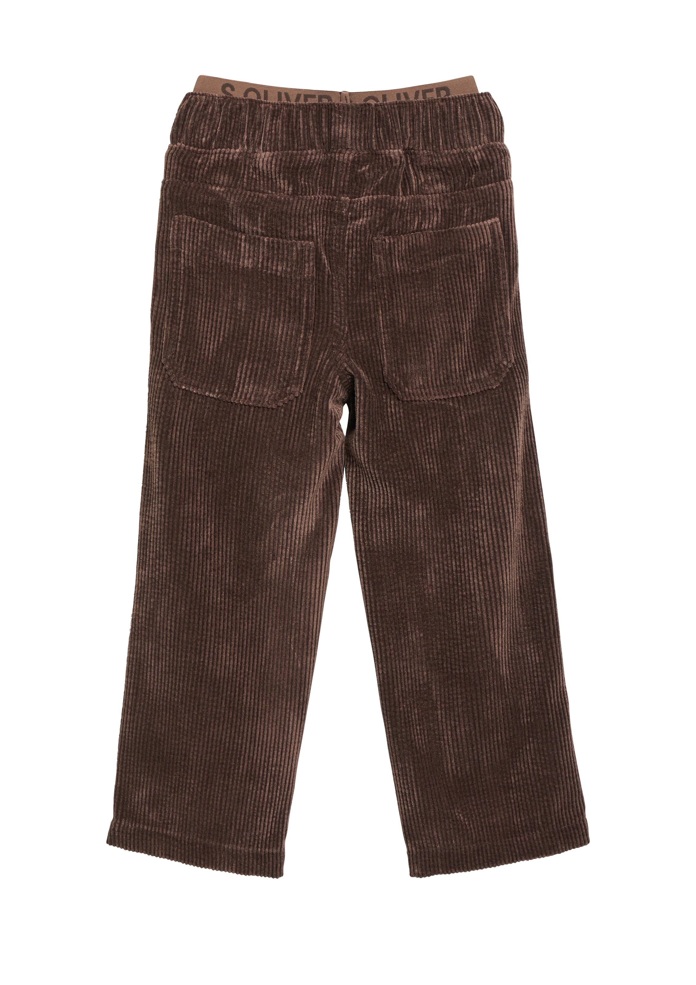 s.Oliver Junior Pantalon en velours côtelé  style baggy / ceinture élastique / pour garçons