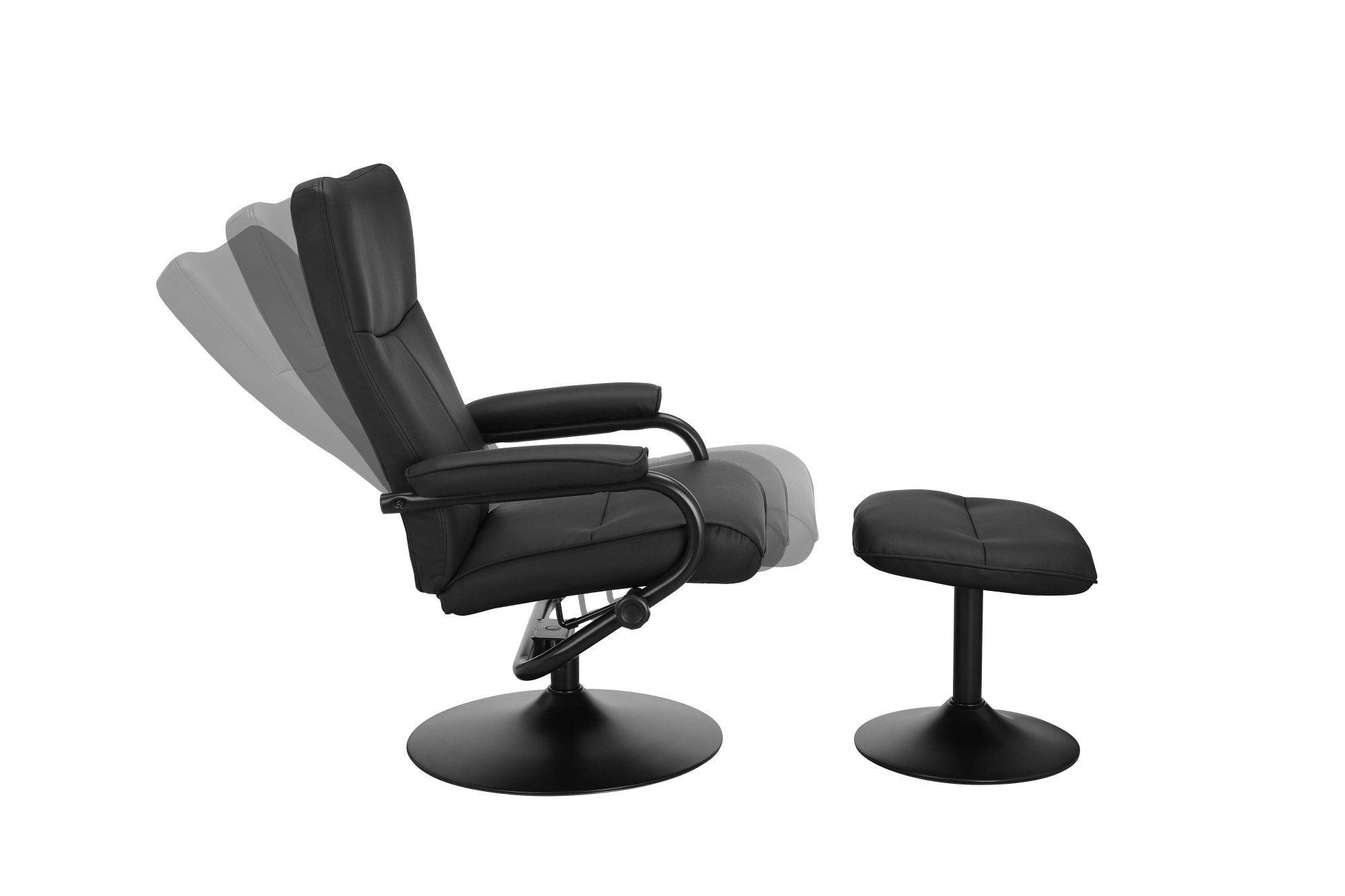 Home affaire Relaxsessel »Istad, TV-Sessel, Sessel mit Hocker und Schlaffunktion,« mit Drehfuss, nordisches Design und Hocker