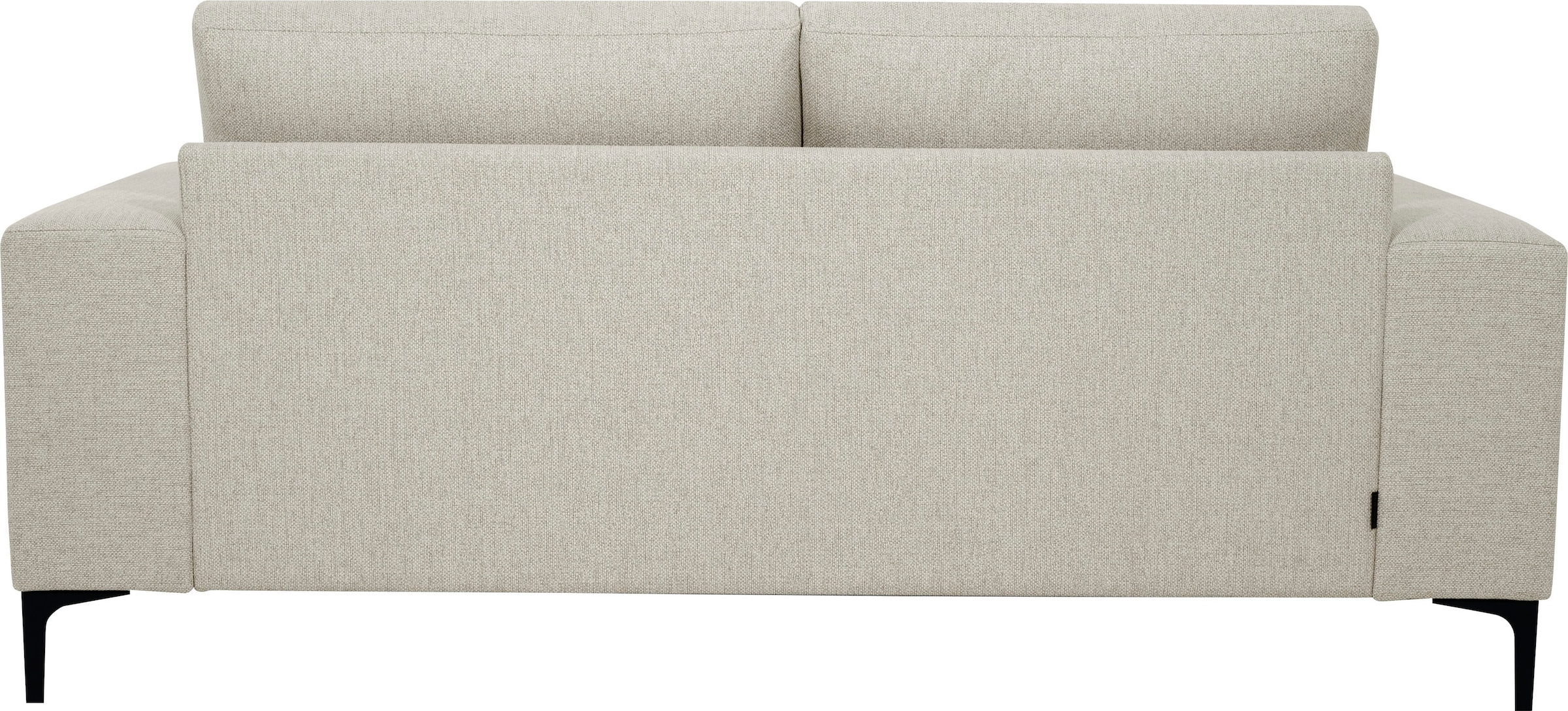 GOODproduct 2-places »Xander« Breite 164 cm, Webstoff, Soft-Touch Chenille, schwarze Metallfüsse