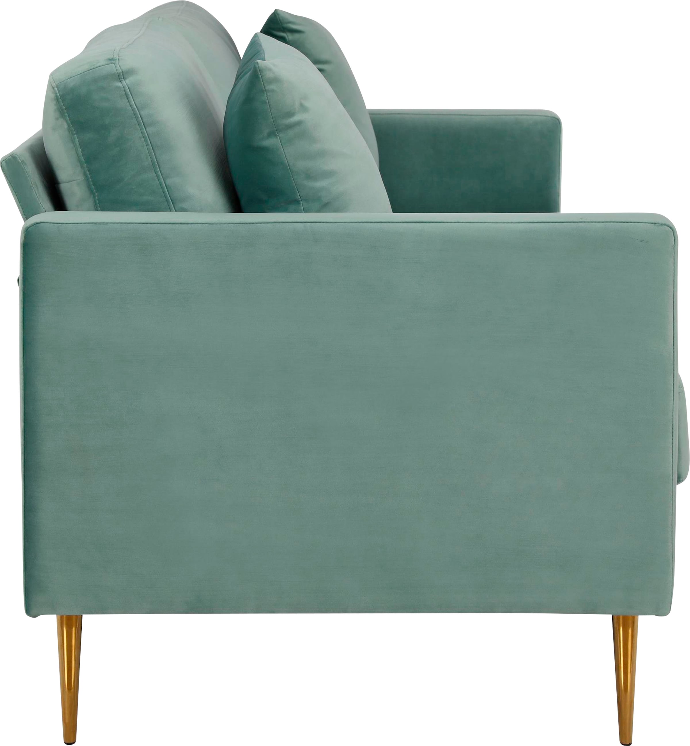 CosmoLiving by Cosmopolitan 3-places »Highland« pflegeleichter Veloursbezug, Sitz und Rücken gepolstert, Sitzhöhe 46cm