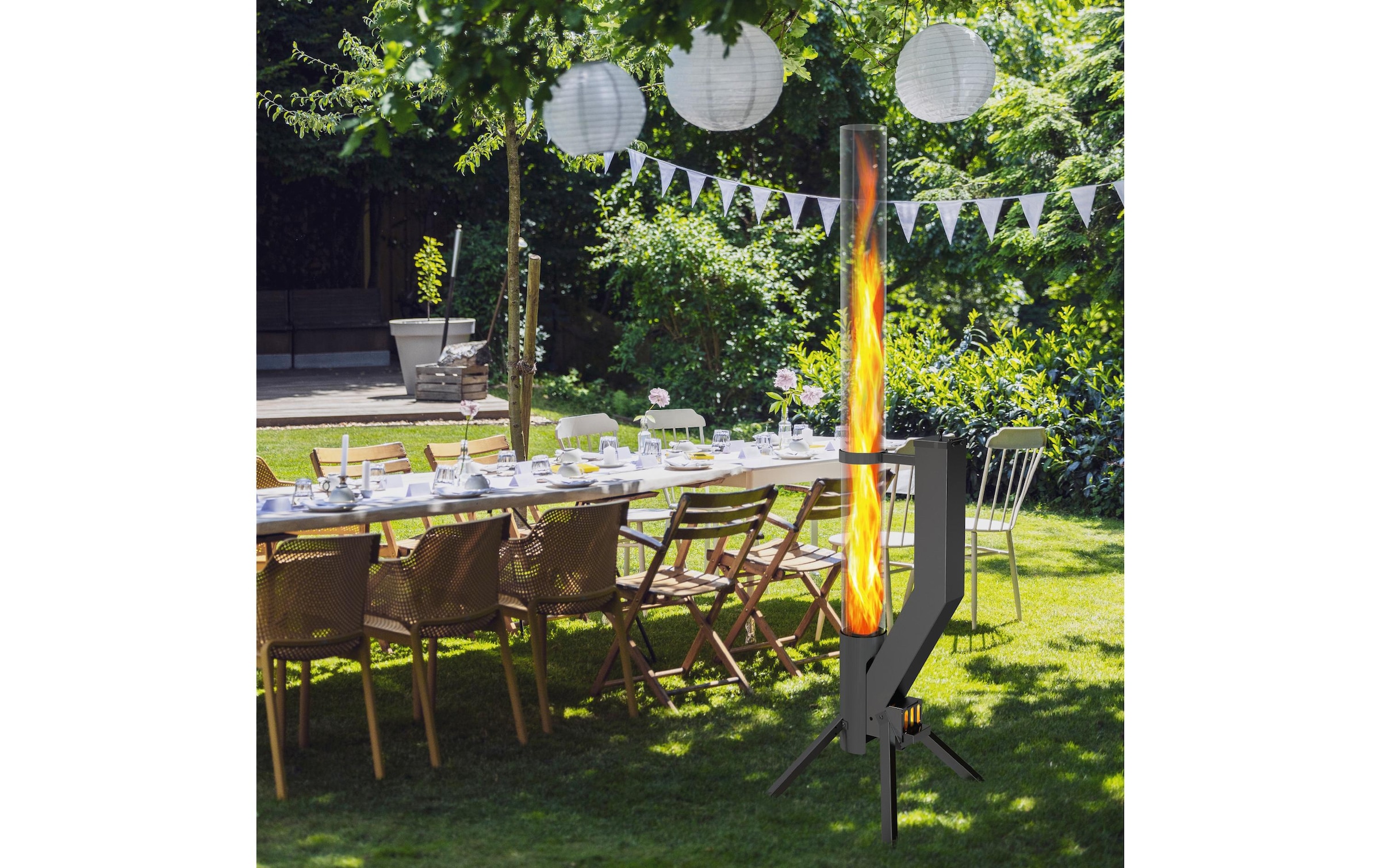   Foyer »Gardenflare Premium Feuerrohr«