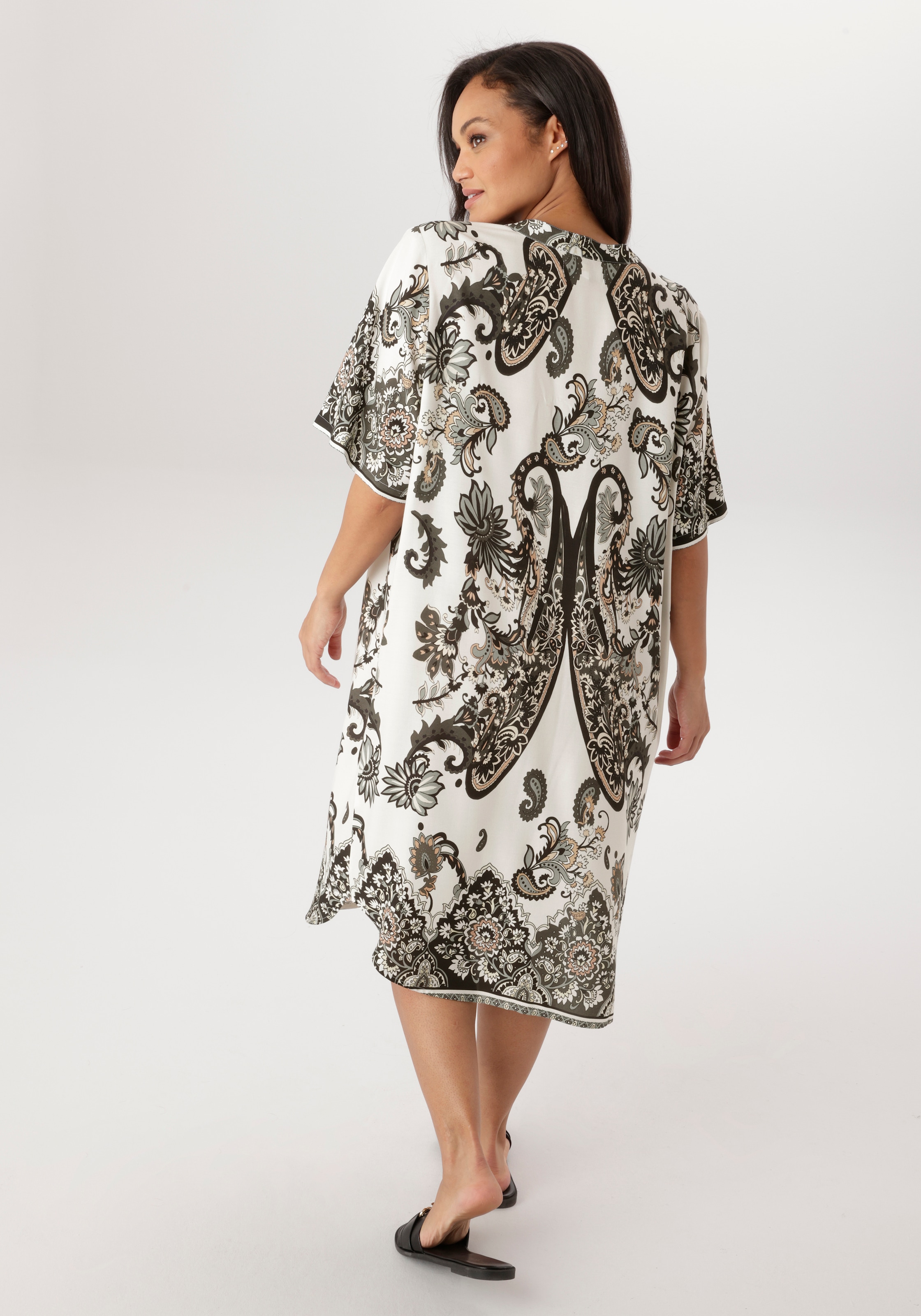 Aniston PLUS Blusenkleid in trendigen Paisleydruck - NEUE KOLLEKTION