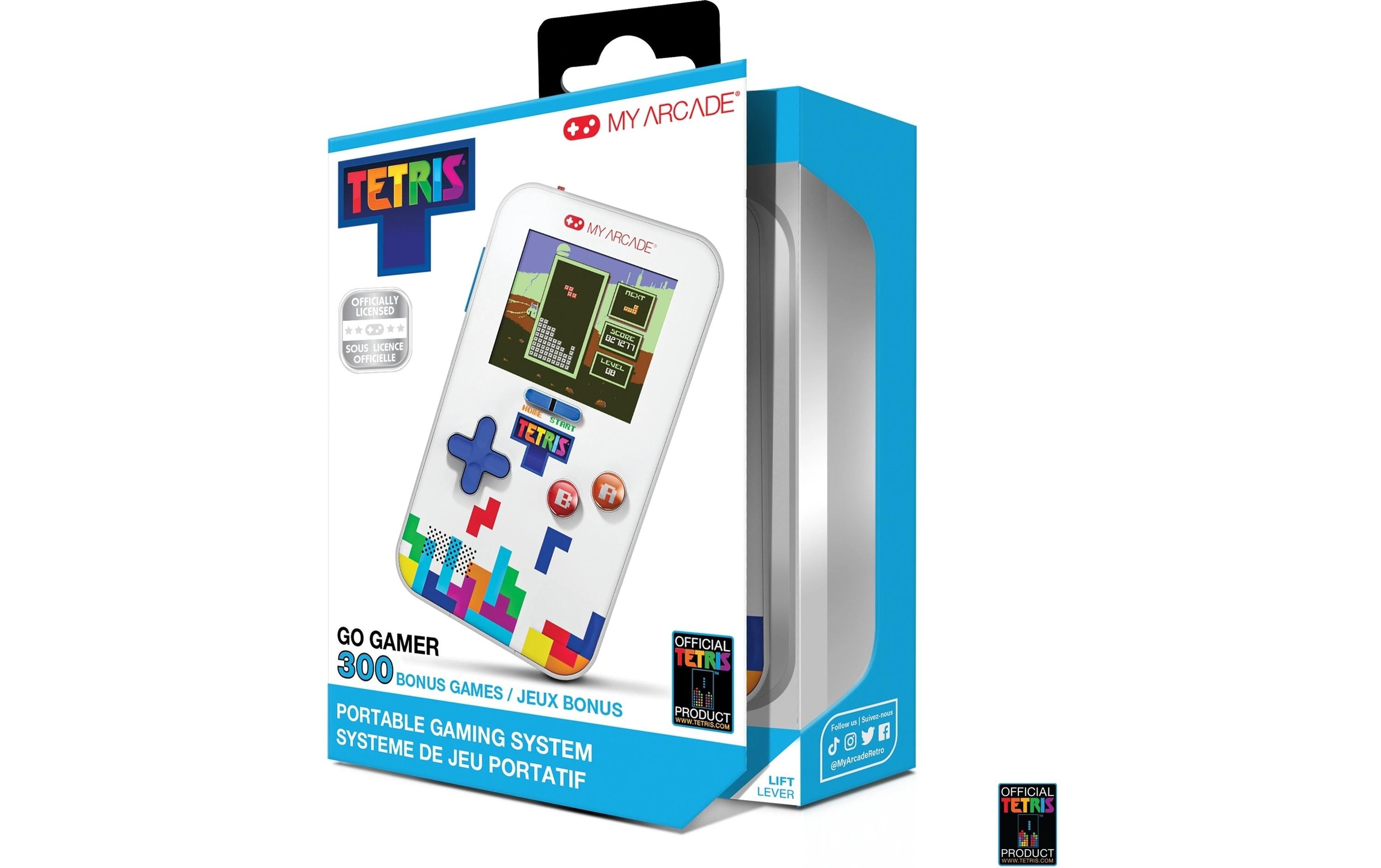 MYARCADE Spielekonsole »Go Gamer Tetris«