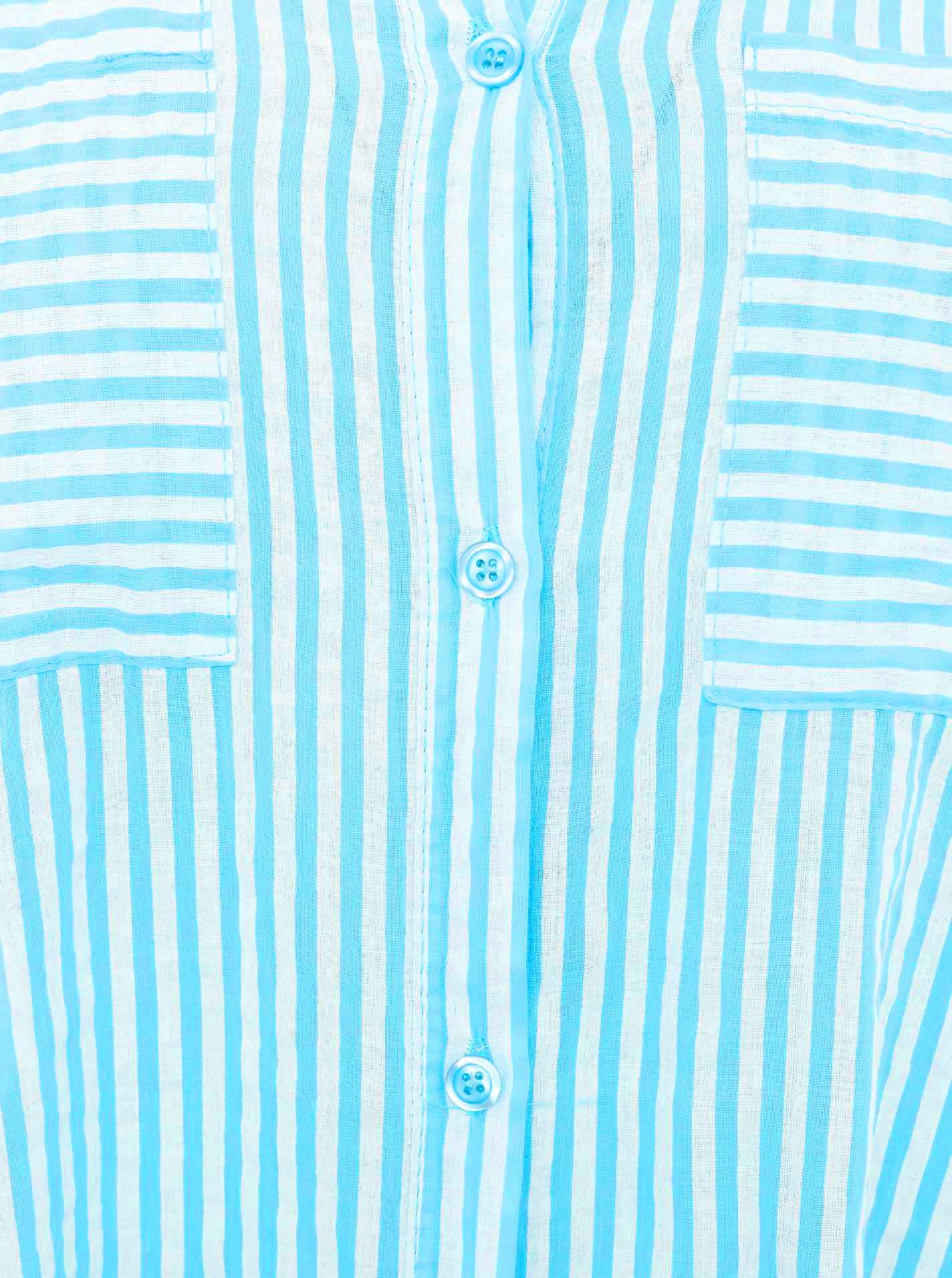 Zwillingsherz Chemisier long »"Kida"« One Size, Streifen, Knopfleiste, Brusttaschen, 3/4-Arm