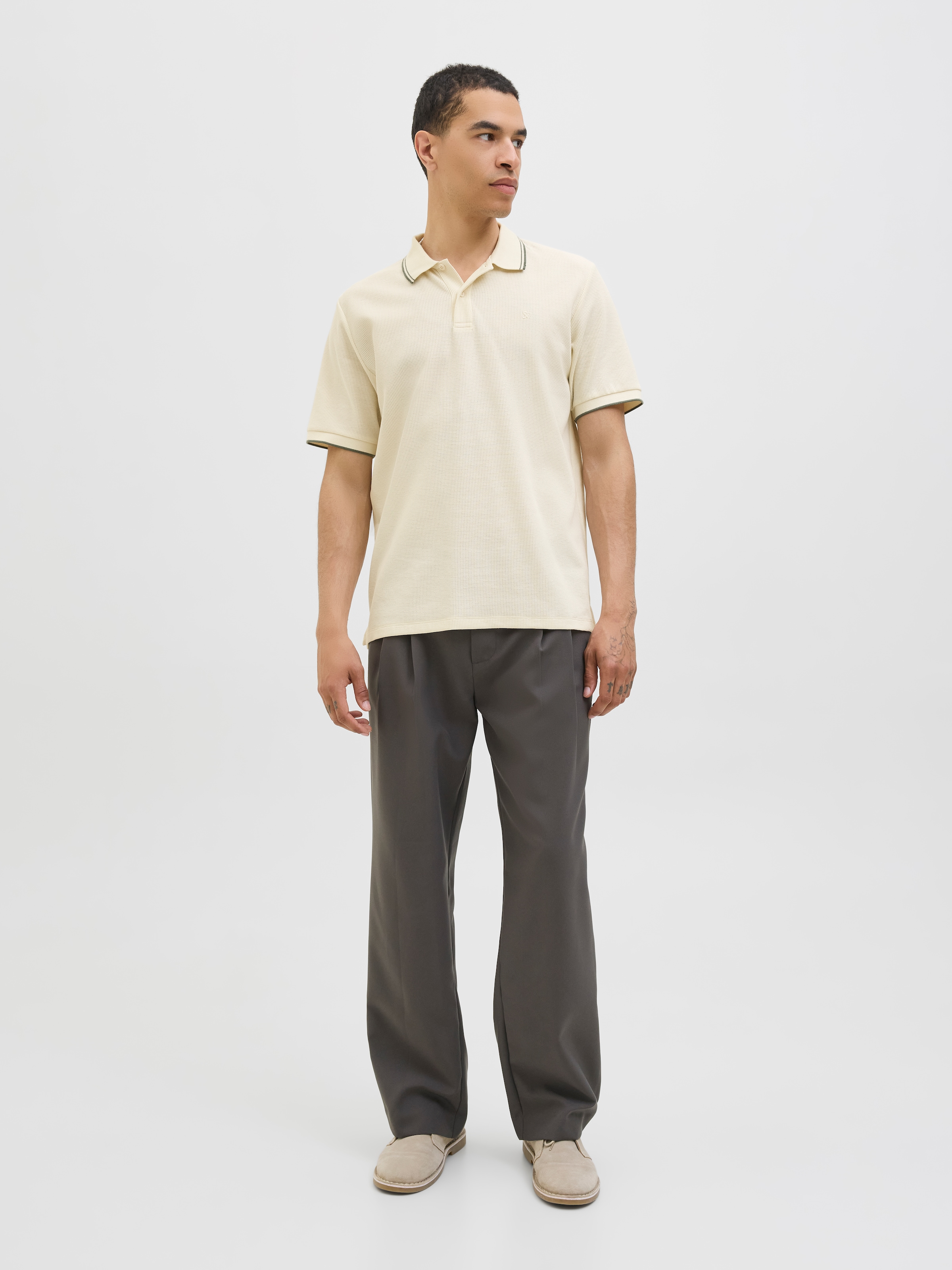 Jack & Jones Polo »JJEAUSTIN POLO SS NOOS« mit Logo Stickerei