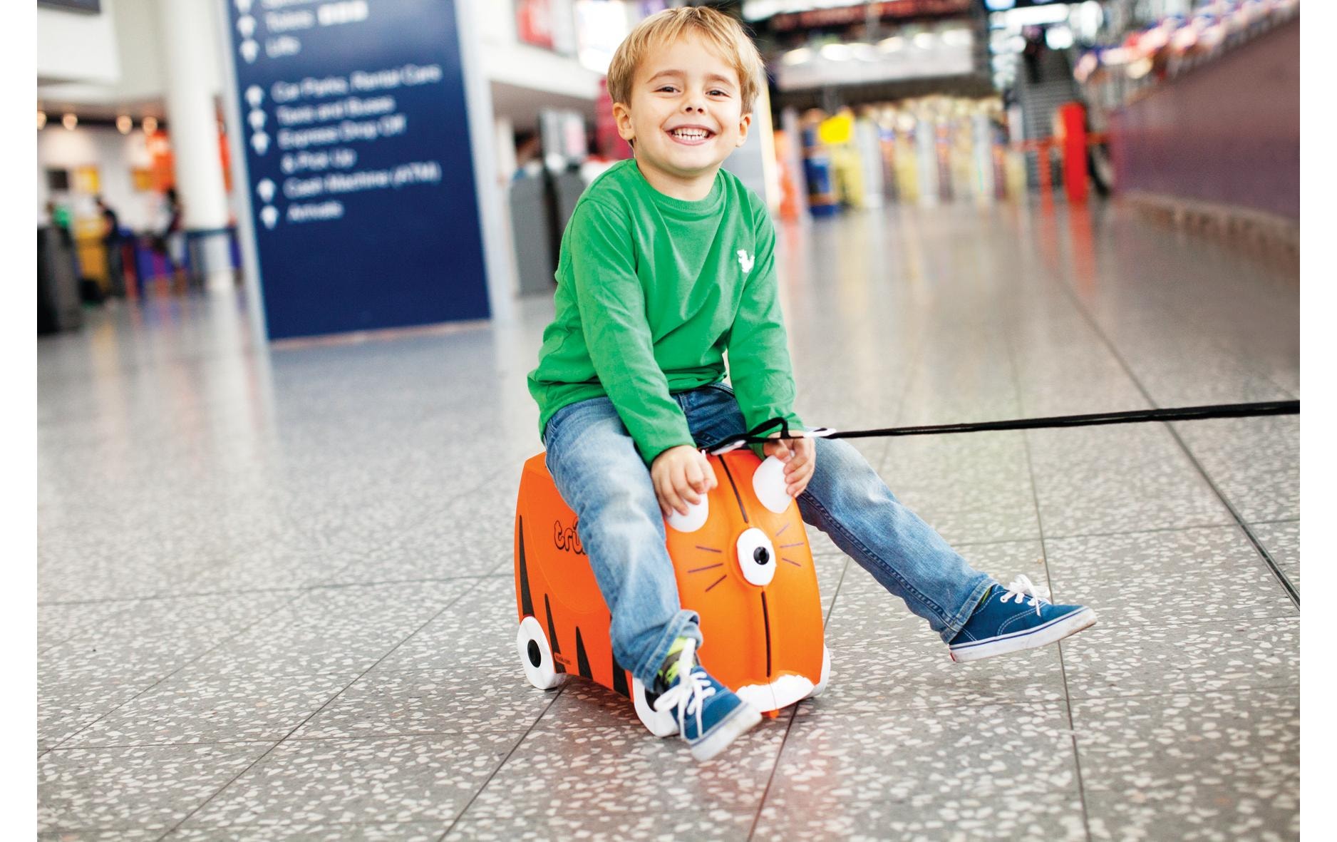 TRUNKI Trolley »Tiger Tipu« 4 Rollen