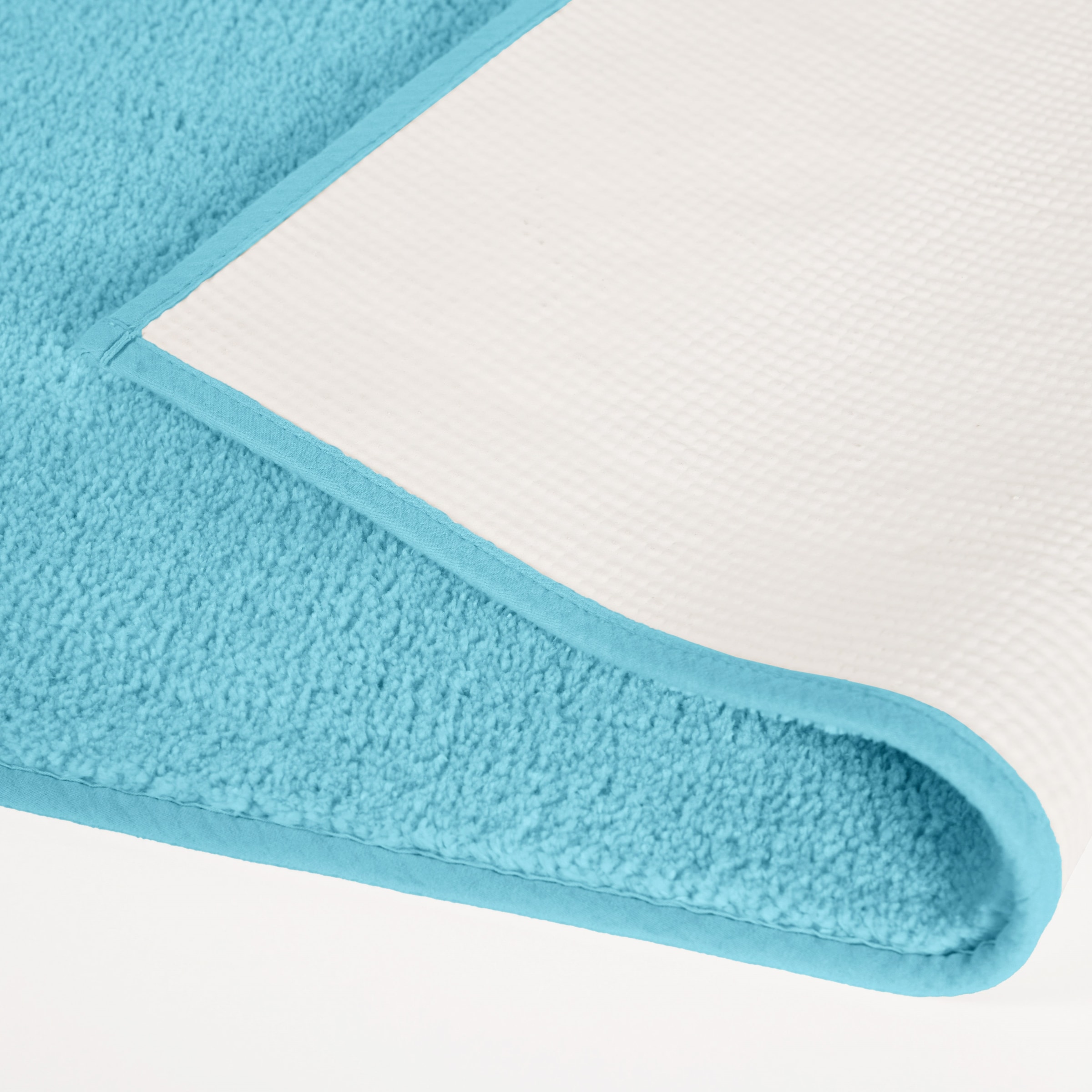 my home Badematte »Vanessa, Badvorleger, Badezimmer Teppich« Höhe 10 mm rutschhemmend beschichtet fussbodenheizungsgeeignet | schnell trocknend | strapazierfähig Badteppich, weiche Haptik, unifarben