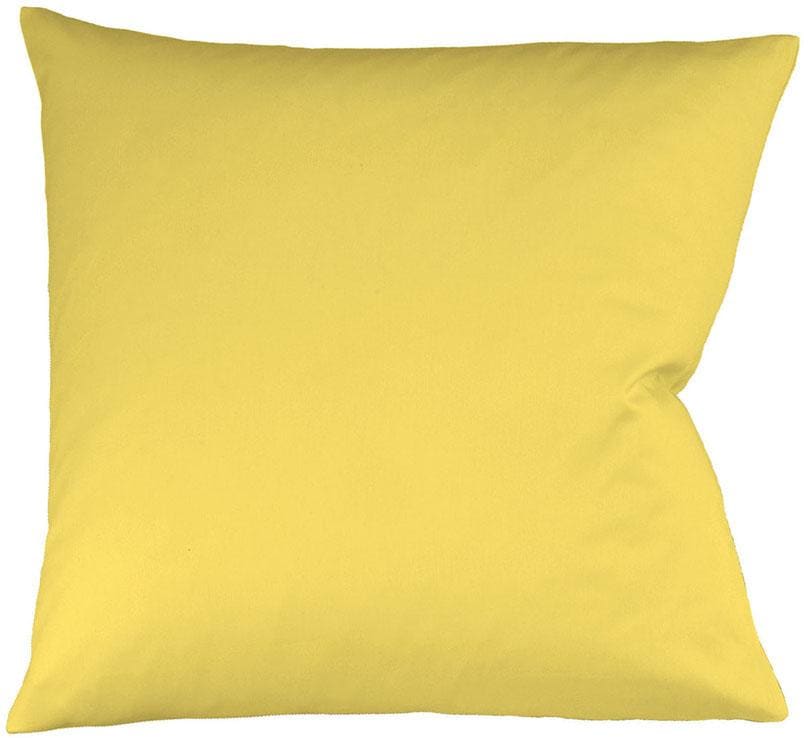 fleuresse Housse de coussin »Colours Mako Satin, 100% Baumwolle, mit Reissverschluss« Mako Satin, brillant, lisse, qualité premium