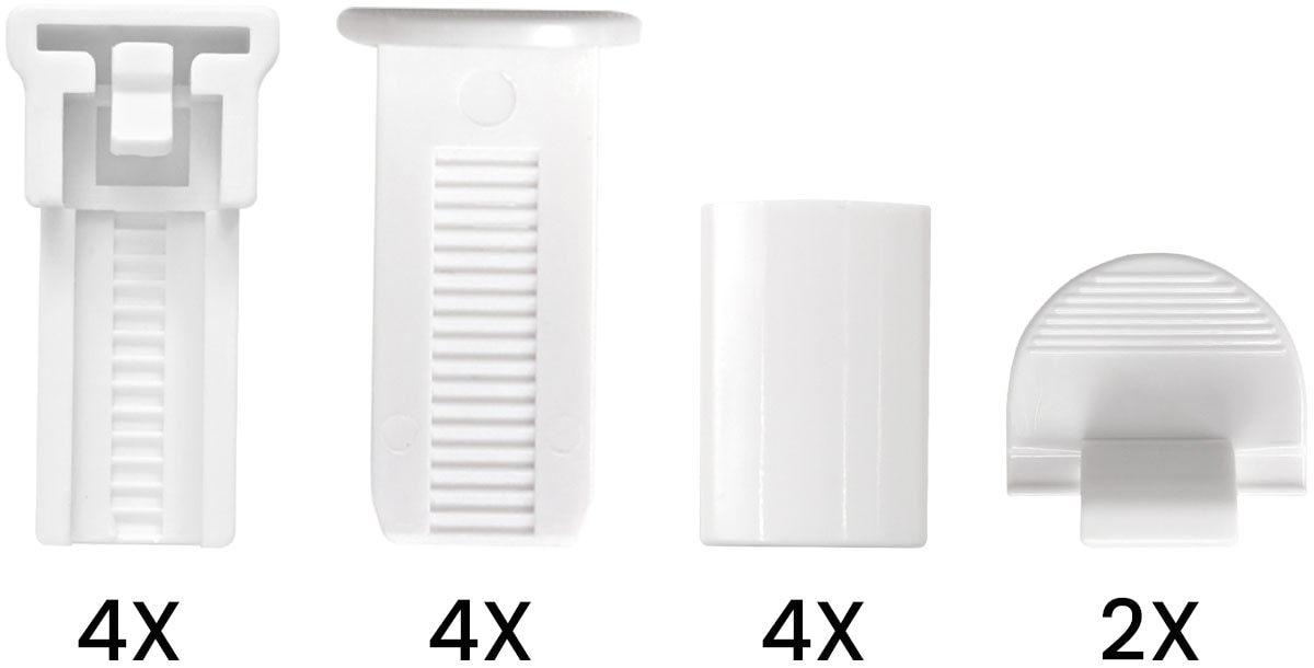 GOODproduct Plissee »LORRANA« Lichtschutz ohne Bohren verspannt Fixmass, moderner Lichtschutz, flexibel verspannt - NEUHEIT!