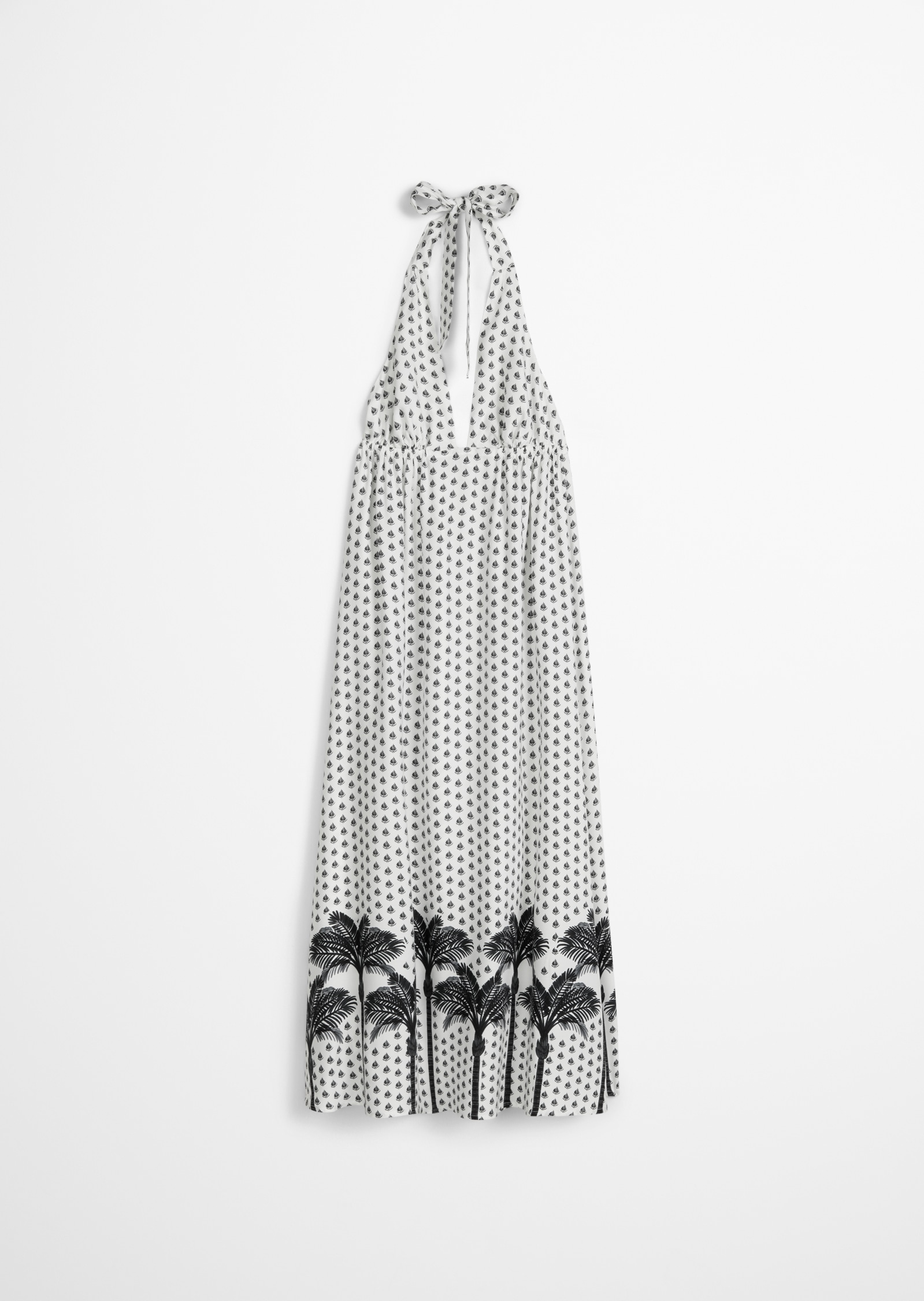 Marc O'Polo Neckholderkleid mit Allover-Print