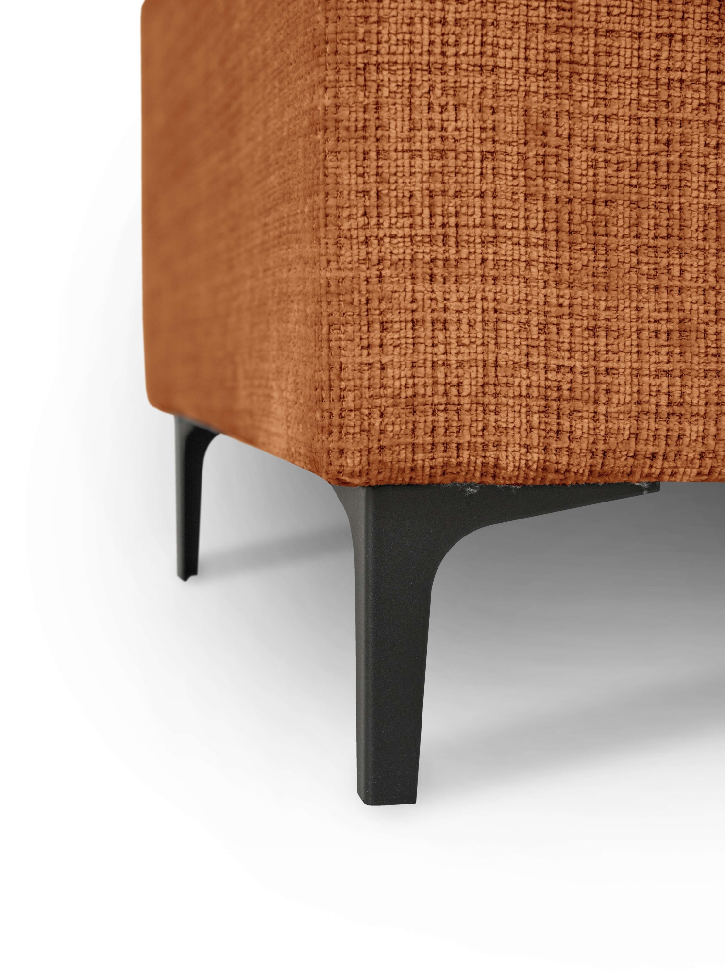 GOODproduct 3-places »OLAND Chenille, Sofa, B: 224 cm, Skandi-Design« structure, tissu plat, microfibre de luxe, bouclé