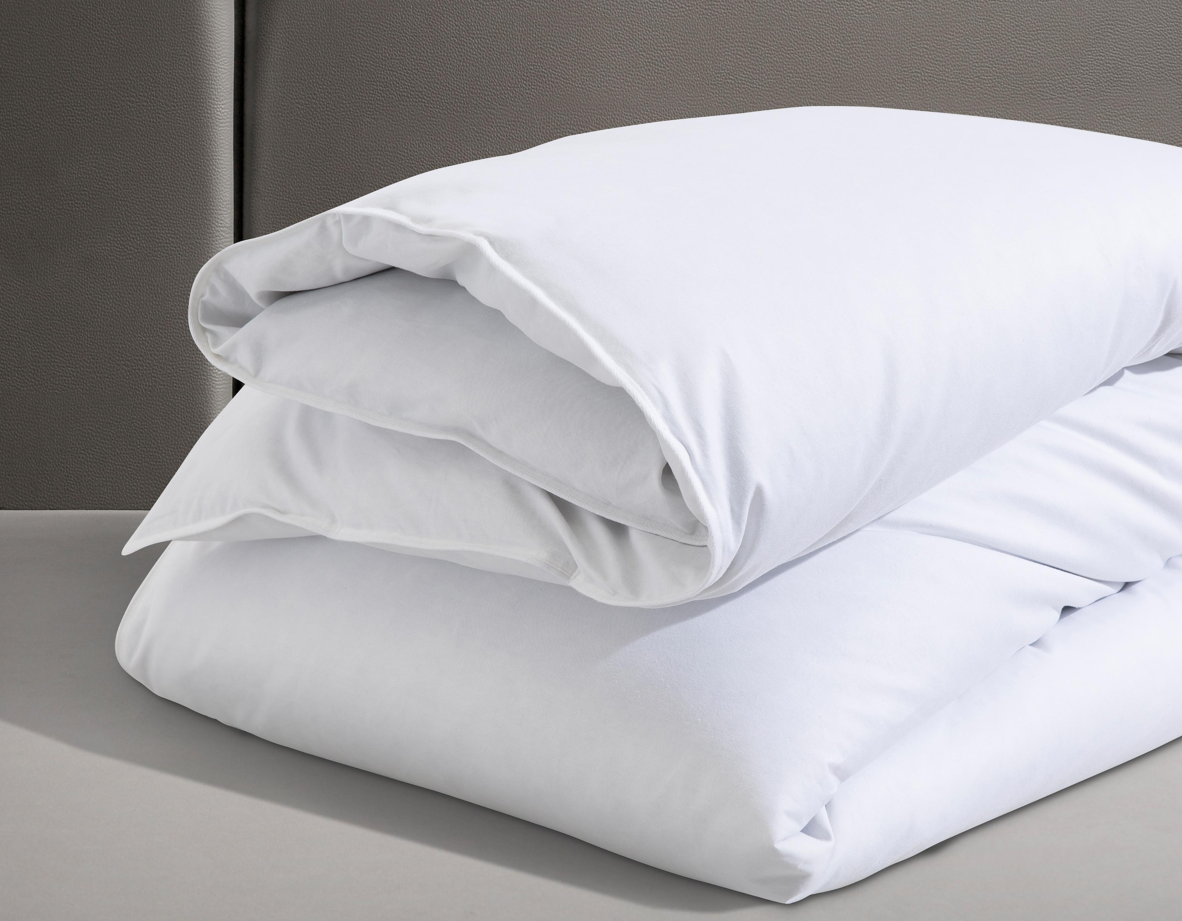 RIBECO Couette en plumes »Leon« ultra-chaud Füllung 80 plumes 20 duvet 1 cuis tlg. couette ballon, le classique !