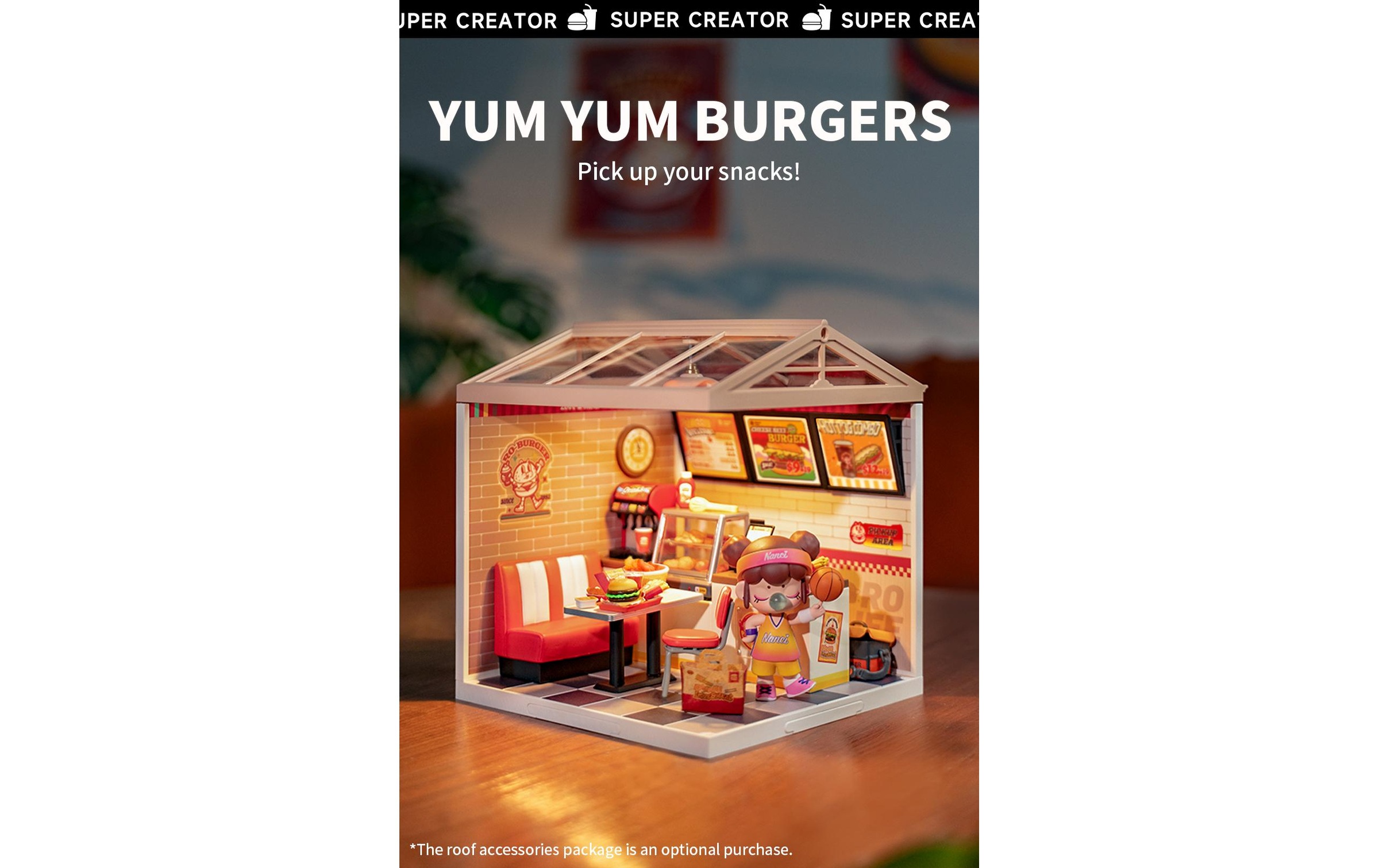   Kit de modèles réduits »RoboTime Yum Yum Burgers«
