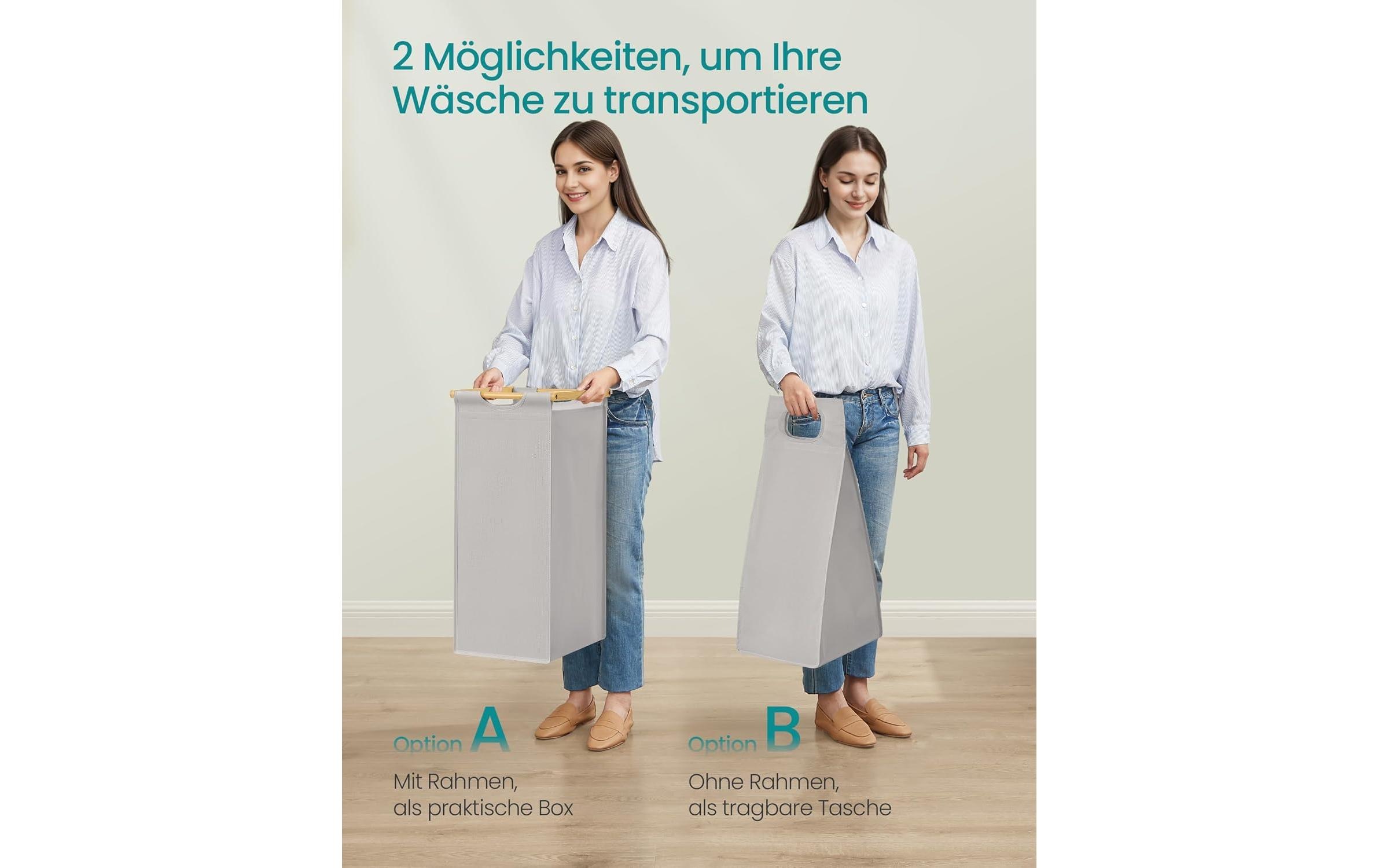 SONGMICS Panier à linge »mit Rädern 140 l«