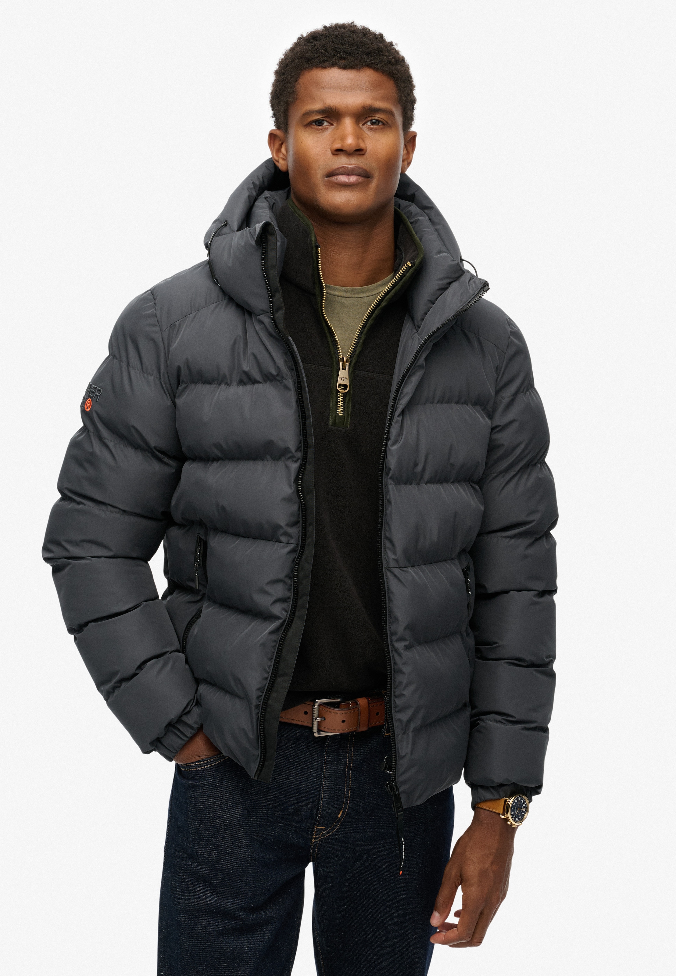 Superdry Veste matelassée »HOODED SPORTS PUFFER JACKET« mit Kapuze