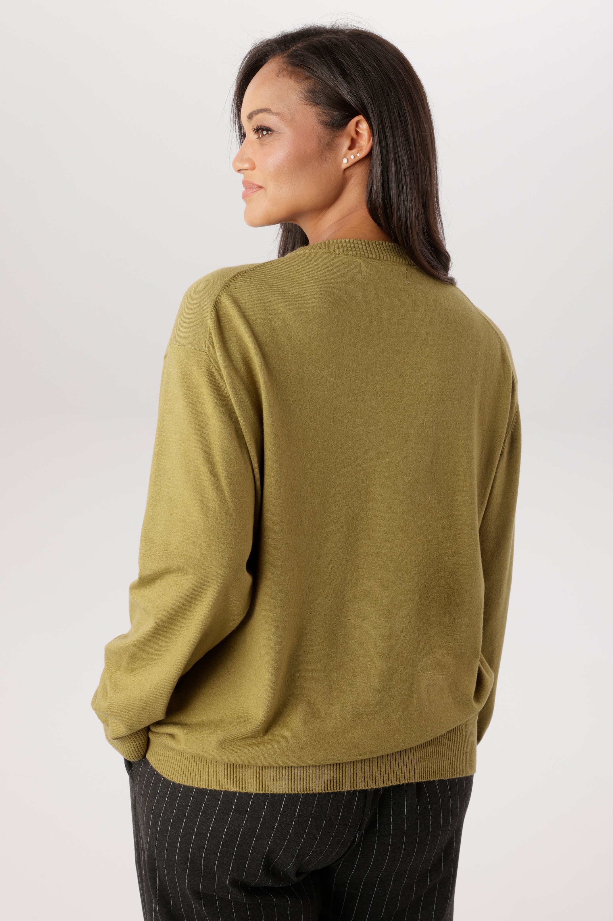 Aniston PLUS Pull à col rond en mélange viscose doux - NOUVELLE COLLECTION