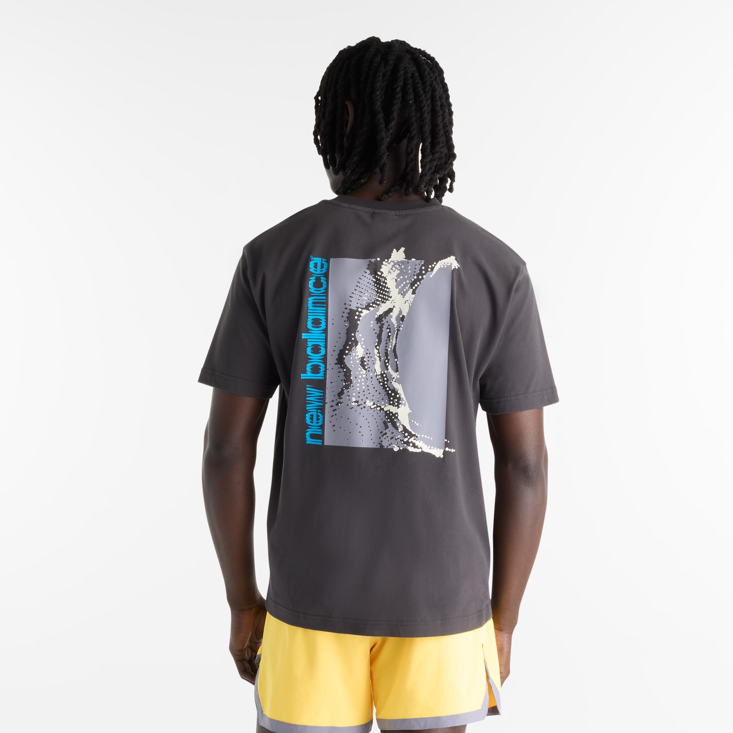 New Balance T-shirt »NOCTURNAL RUN ENERGY PERFORMANCE T-SHIRT« aus Baumwolle und Elasthan, in den Grössen S bis XXL