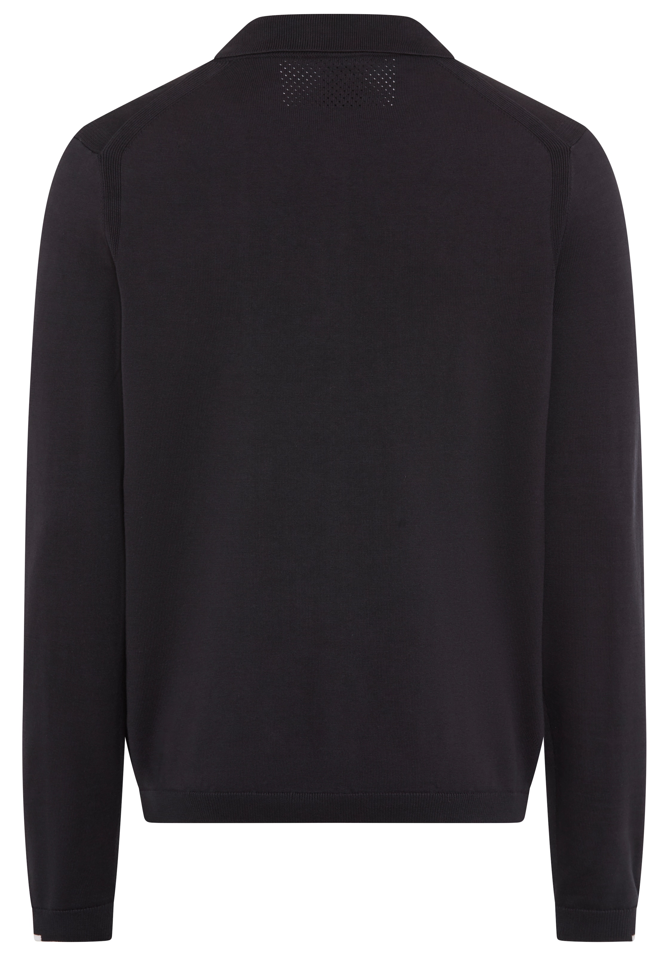 BOSS GREEN Pull en tricot »KN Ever-X PL« mit Reissverschluss, regular fit, toniges Logo