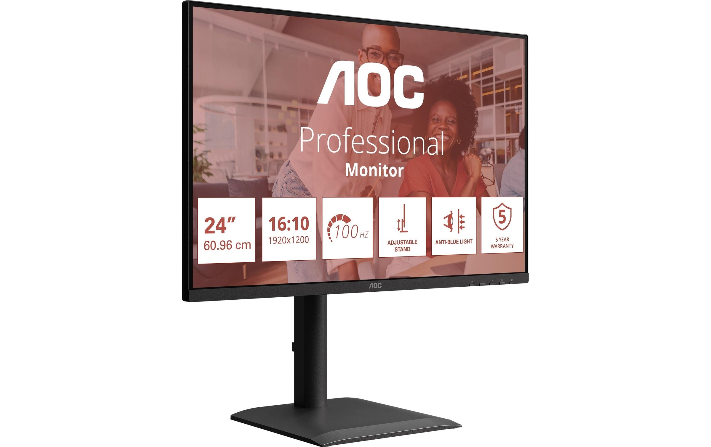 AOC Moniteur LED »X24E4U« 60,96 cm/24 ″  1920 x 1200 px 100 Hz