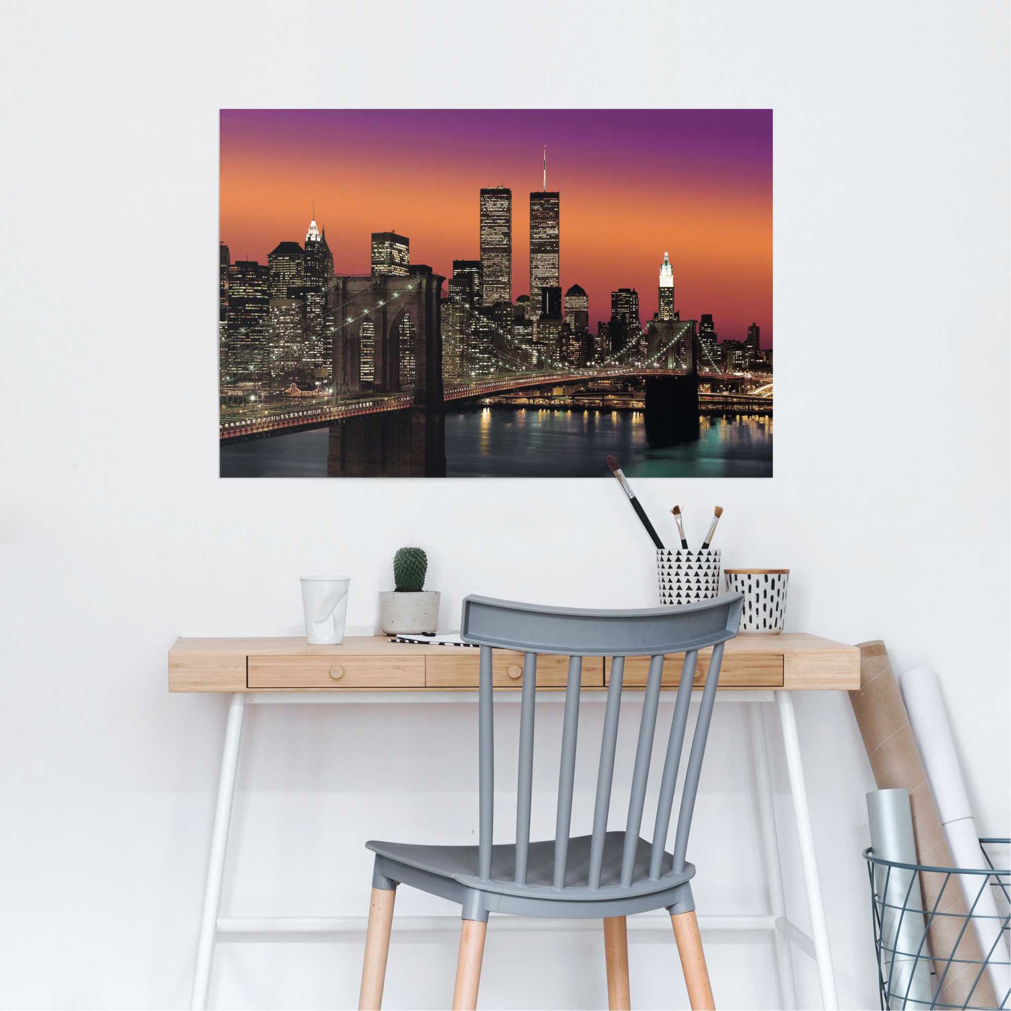 Reinders! Poster »New York Brooklyn Brücke« 1 Stk. tlg.