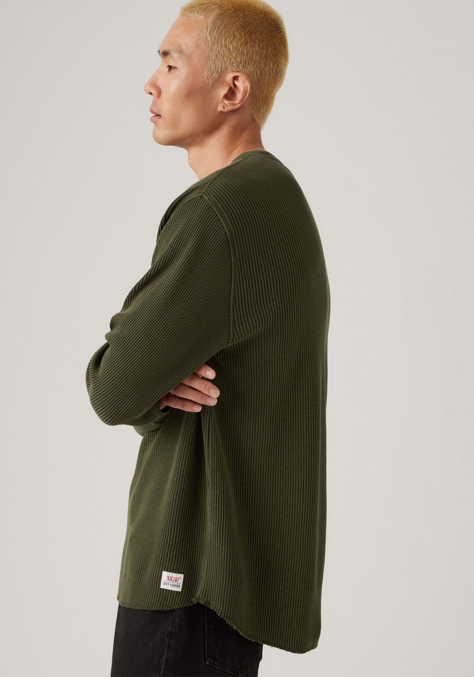 Levi's® T-shirt à manches longues Waffelstruktur