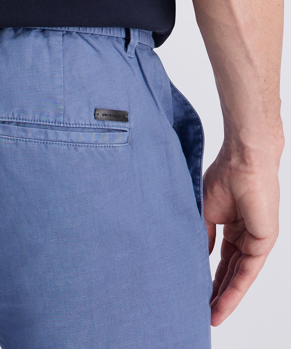 Pierre Cardin Leinenhose »Chino Clemont Leinen Mix«  mit elastischem Bund und Kordelzug