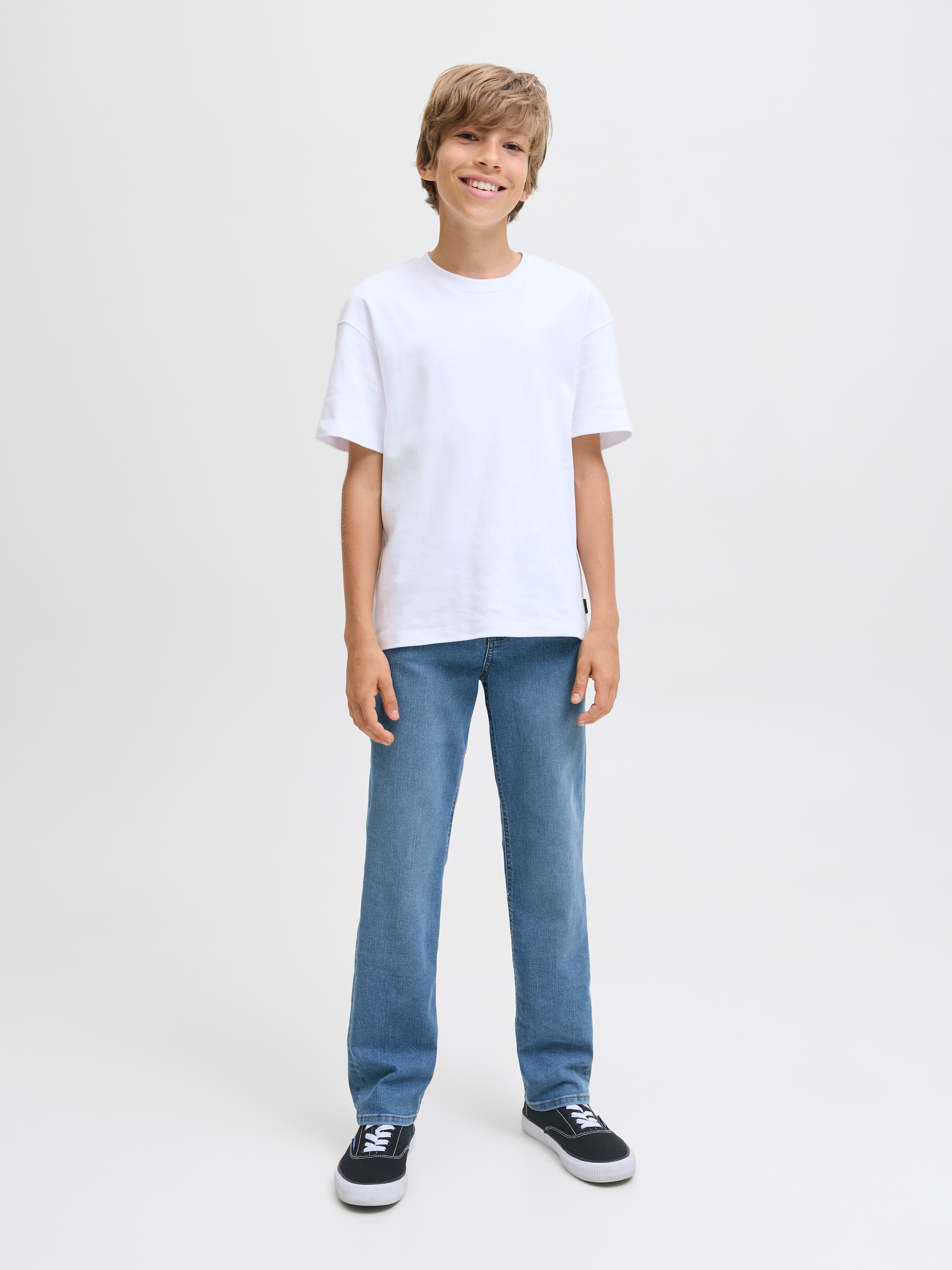 Jack & Jones Junior Jeans coupe régulière »JJICLARK JJORIGINAL SQ 452 JNR«