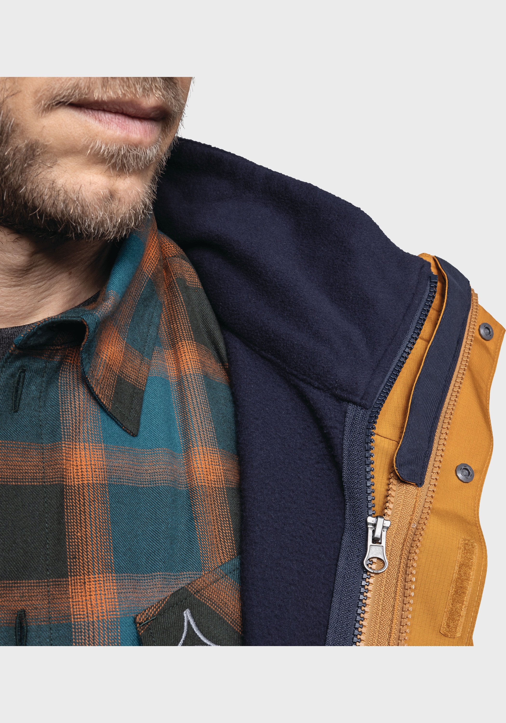 Schöffel Doppeljacke »Hiking 3in1 Jacket Style Okere MNS« mit Kapuze