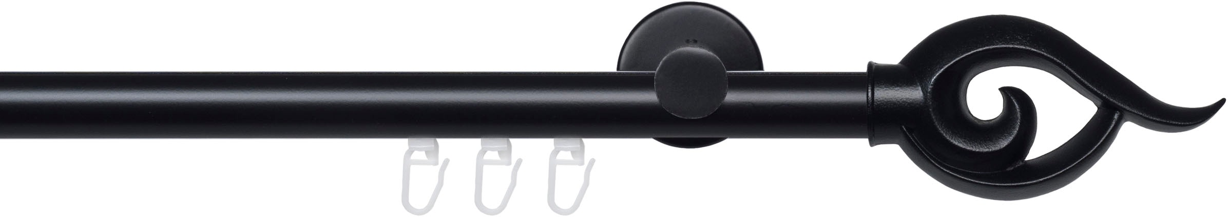 Liedeco Tringle à rideaux »Innenlaufgarnitur 20 mm Blues Bessie« Ø 2 mm 1 course-läufig Fixmass Gardinenstange Komplett