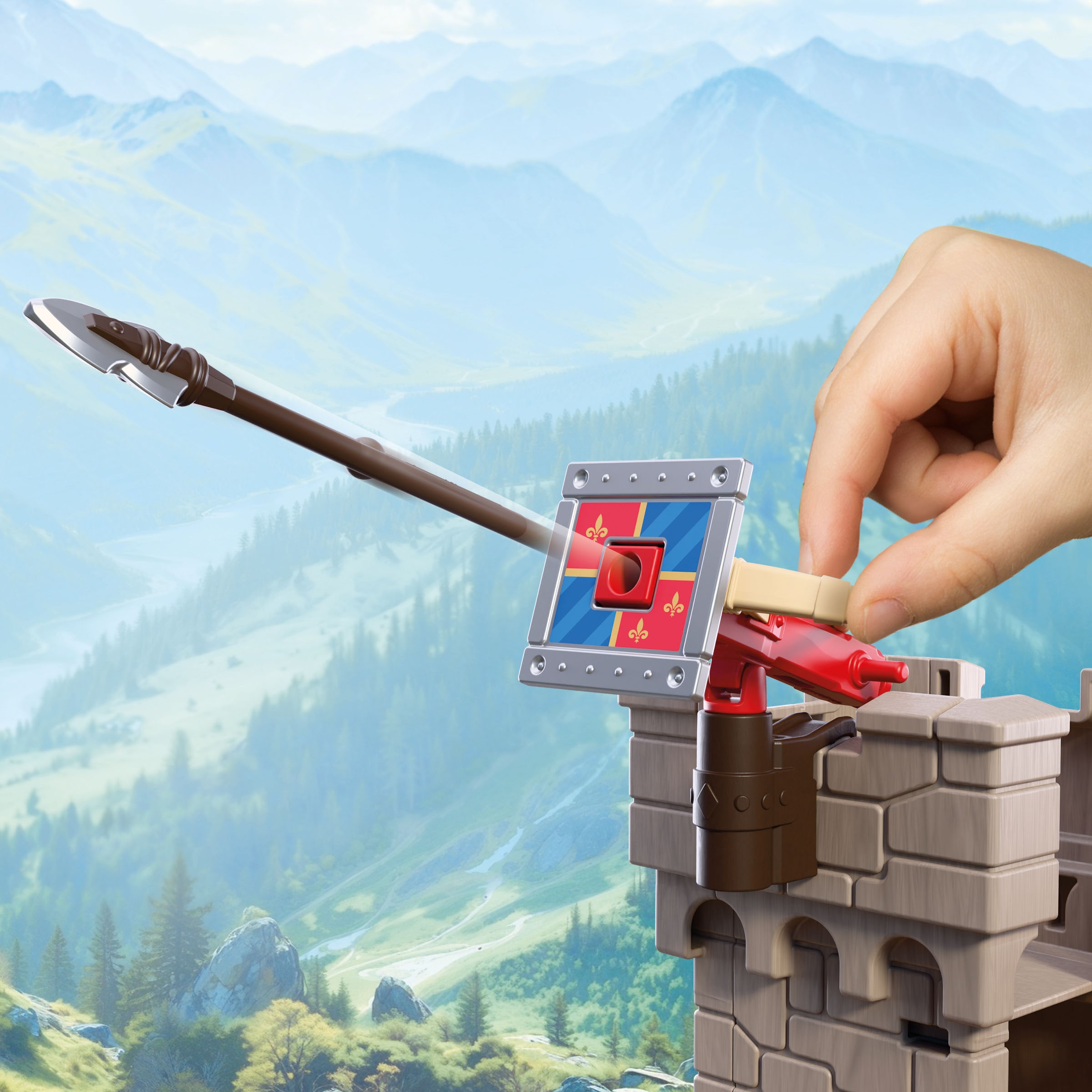 Playmobil® Konstruktions-Spielset »Grosse Löwenritterburg (72112), Knights« XXL Ritterburg mit Zugbrücke; Made in Europe