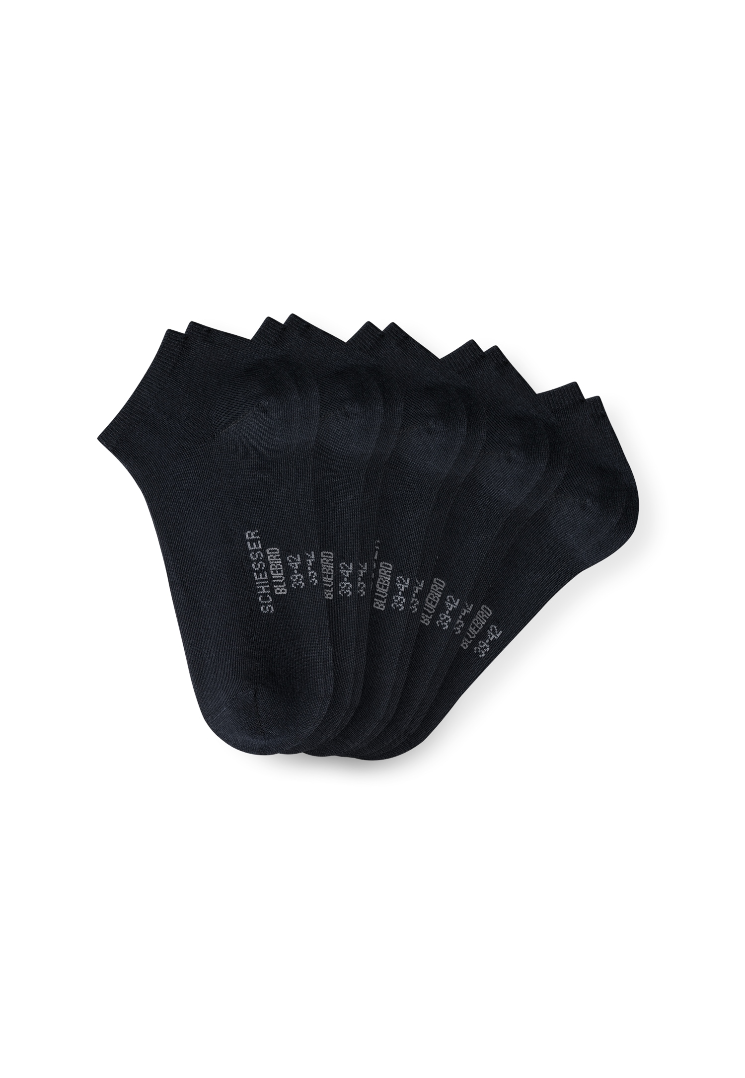 Schiesser Sneakersocken »Bluebird« 5 Paar tlg. extra softer Bund, verstärkter Zehen- und Fersenbereich