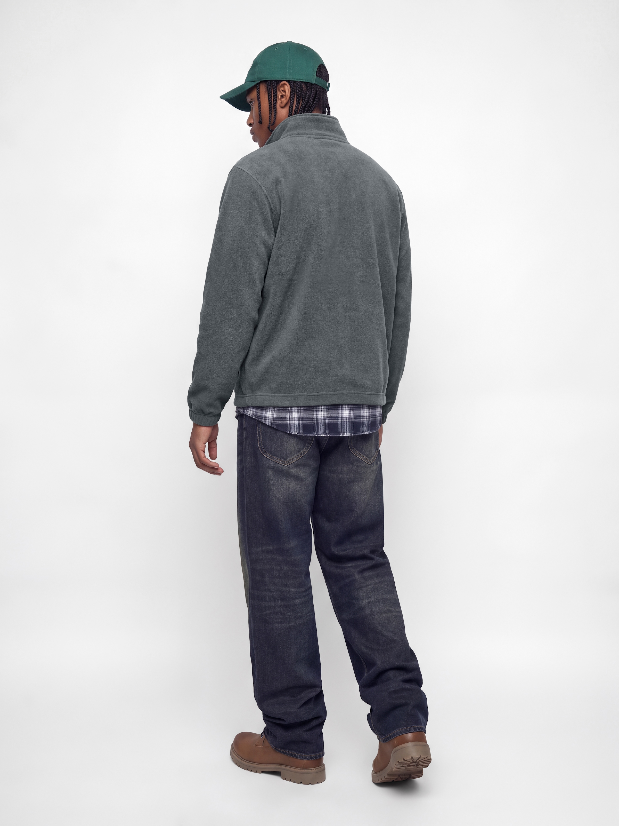 Jack & Jones Pull en polaire »JJSOHO HALFZIP FLEECE«, fibre synthétique, coupe décontractée
