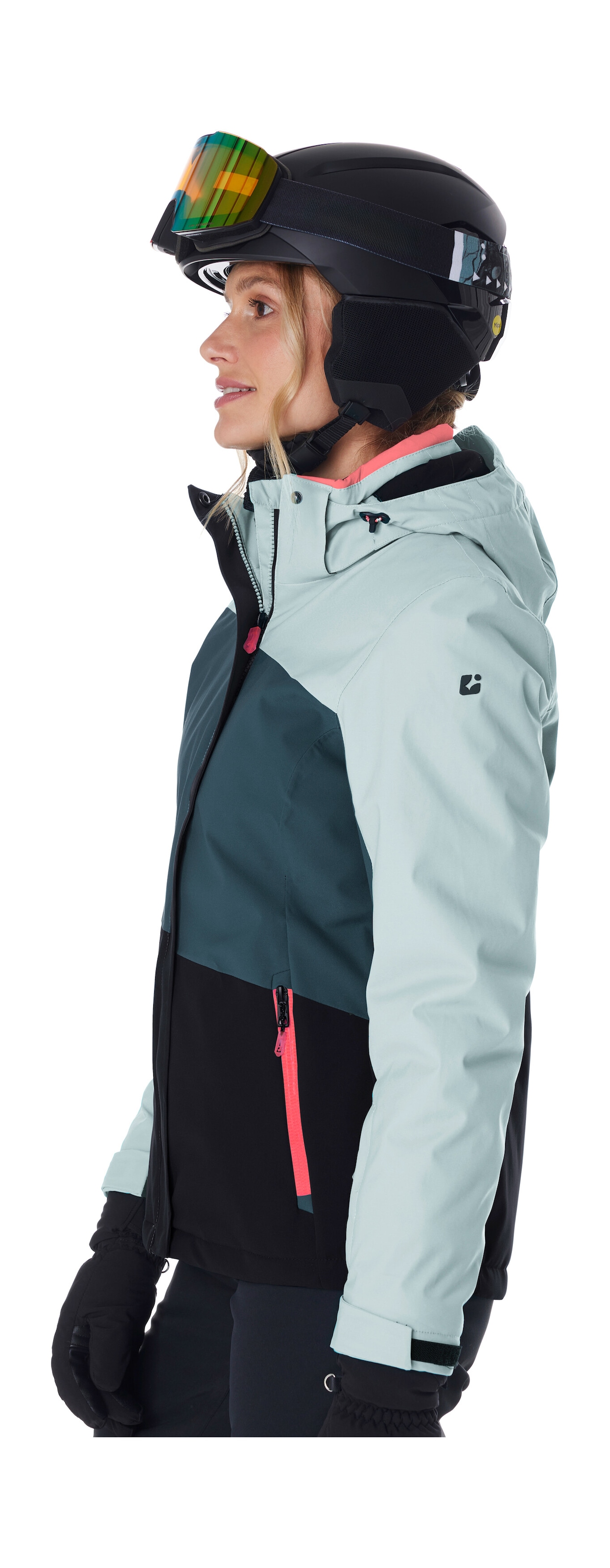 Killtec Skijacke »KSW 67 WMN SKI JCKT« Damen Skijacke: wasserdicht, atmungsaktiv, abnehmbare Kapuze